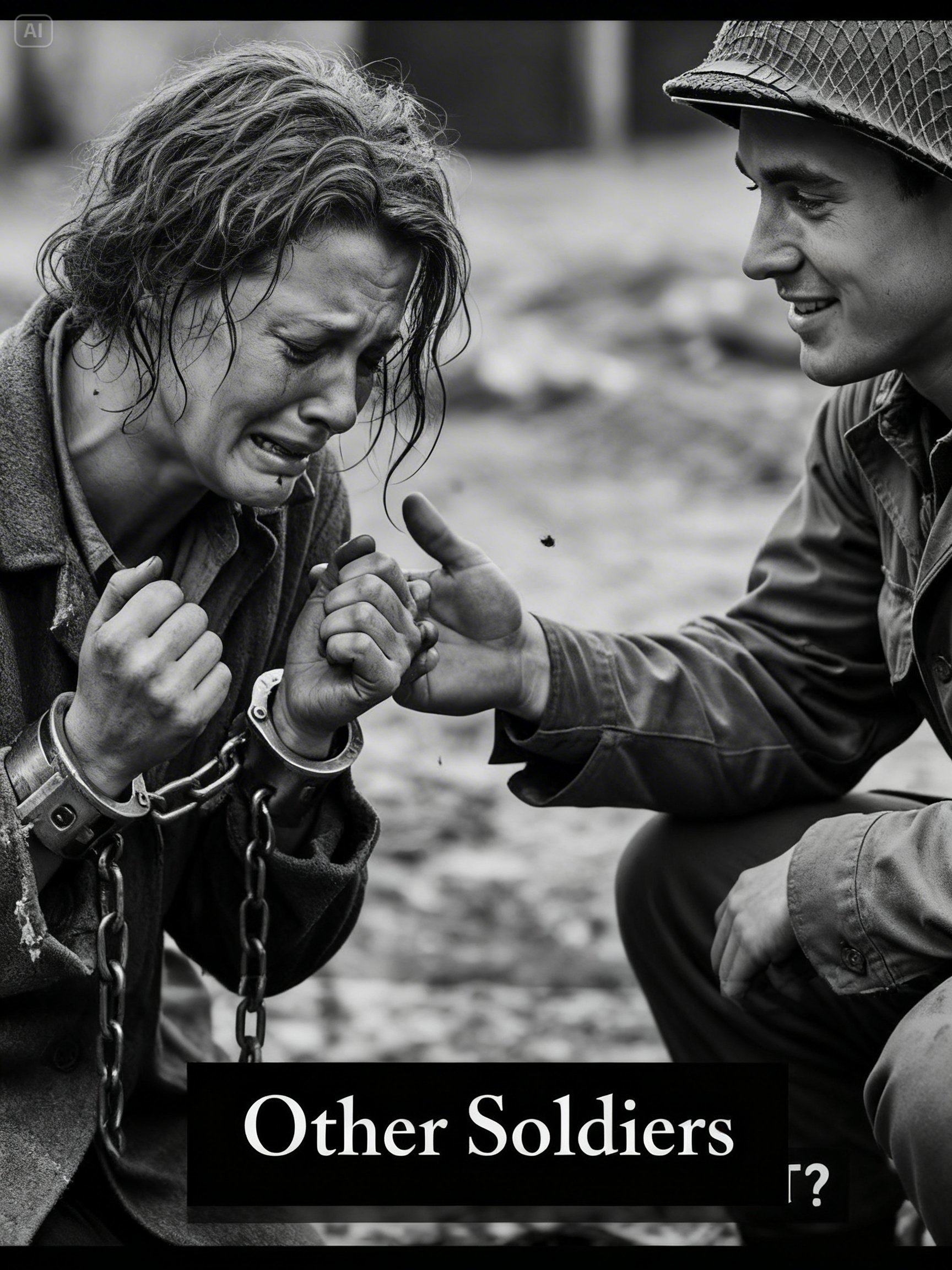 “When Was the Last Time You Ate?” — A German Woman POW in Chains Breaks Down After One Question