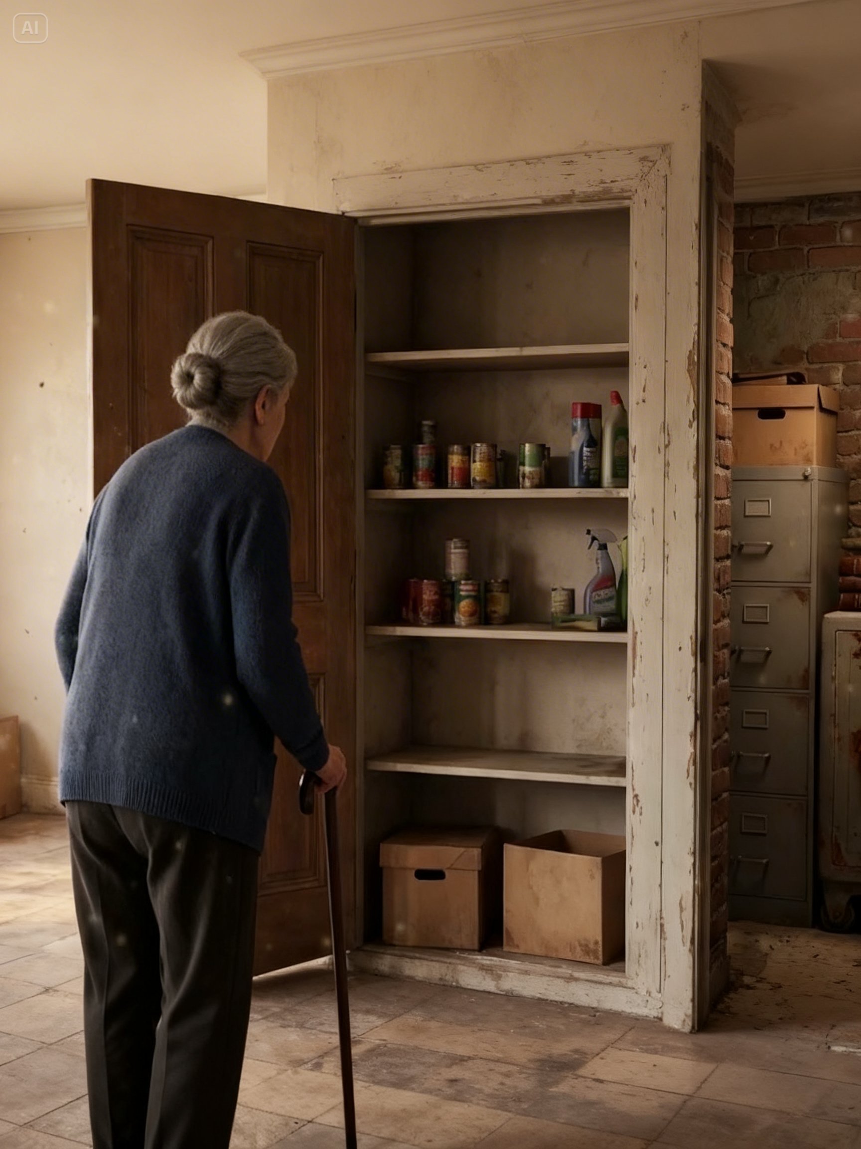 Her Children Sold Everything While She Was In The ICU—Nobody Knew About The Door Behind The Kitchen