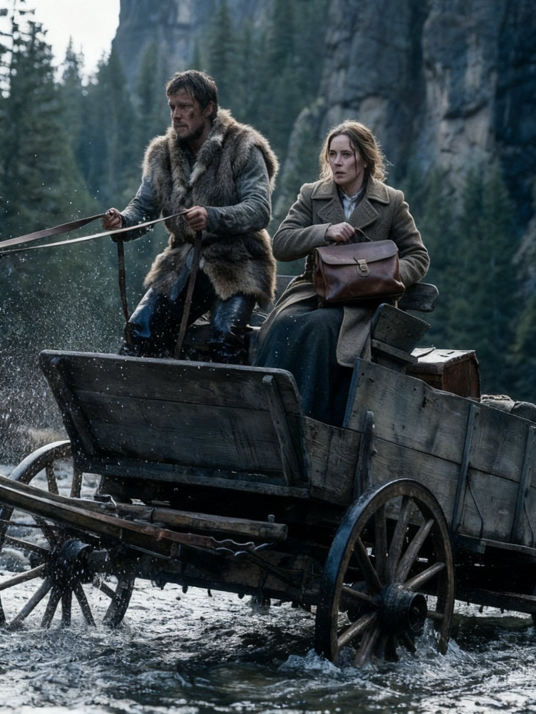 She Married a Poor Mountain Man but he drove her to His Secret Hidden Mansion