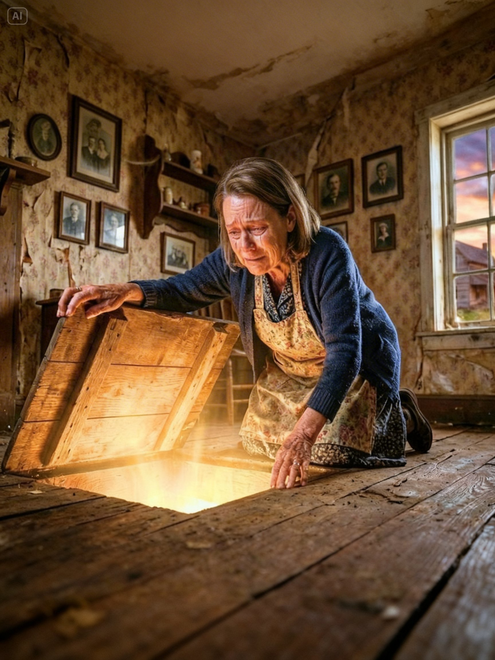 Overlooked in Her Father’s Will, She Got the Old Farmhouse — What Was Sealed Beneath the Floor