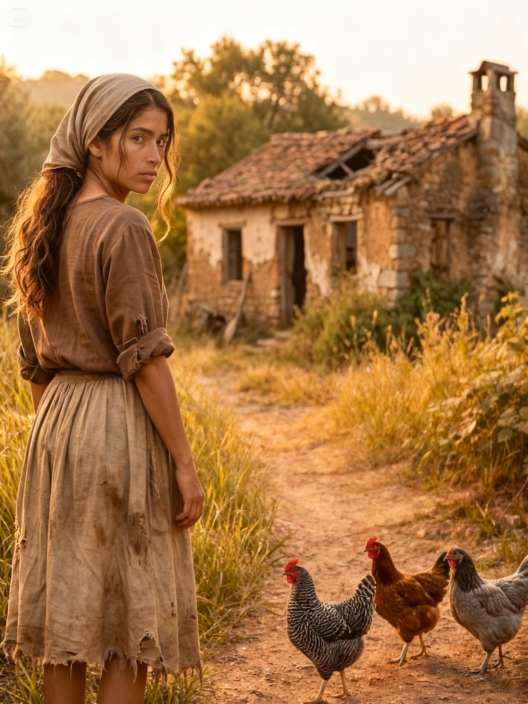 She Only Had 3 Skinny Chickens and a Ruined Ranch… But No One Knew What Her Hands Could Do