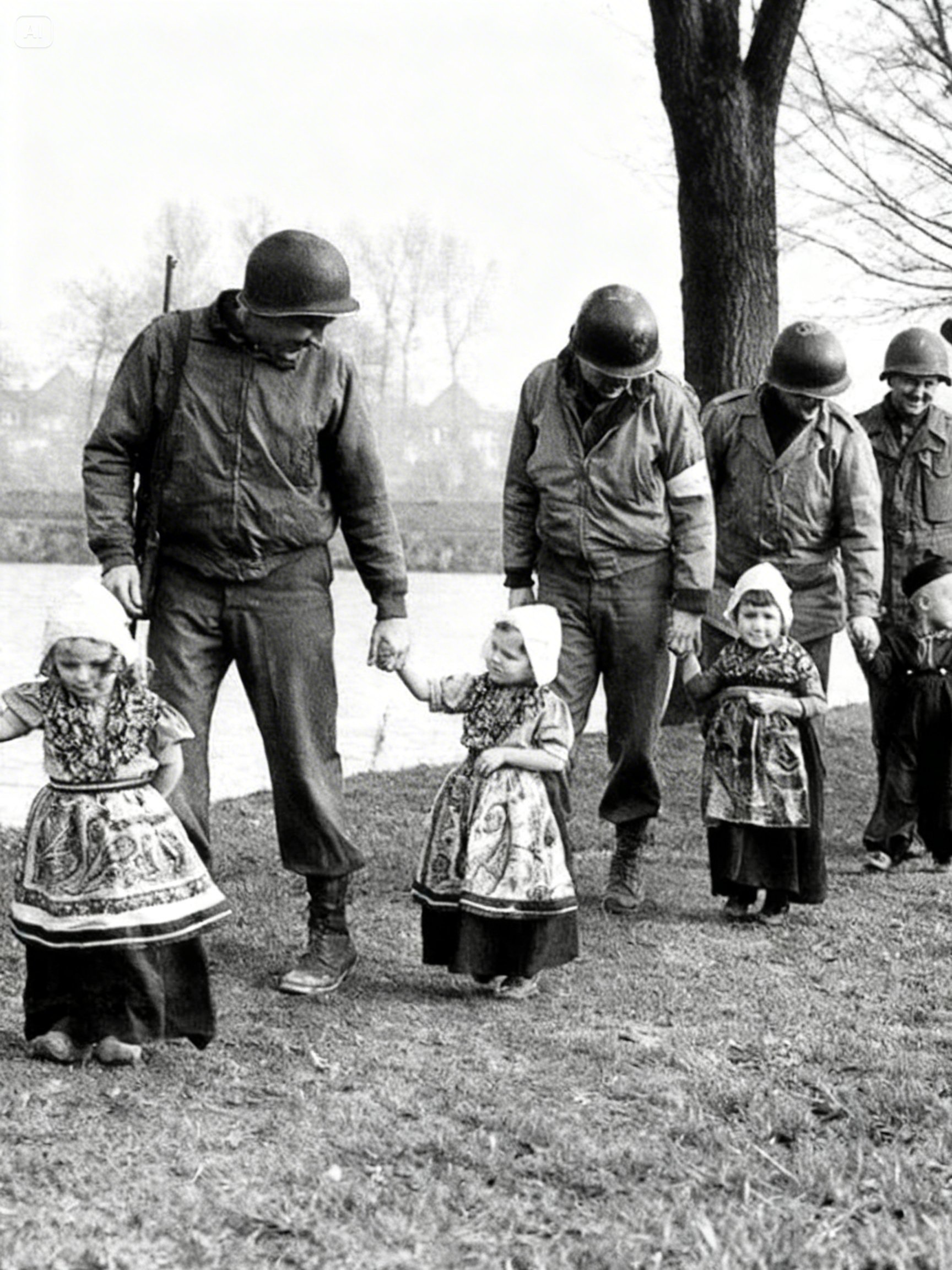 Dutch Civilians Broke Down When American Soldiers Saved Their Children From Starvation
