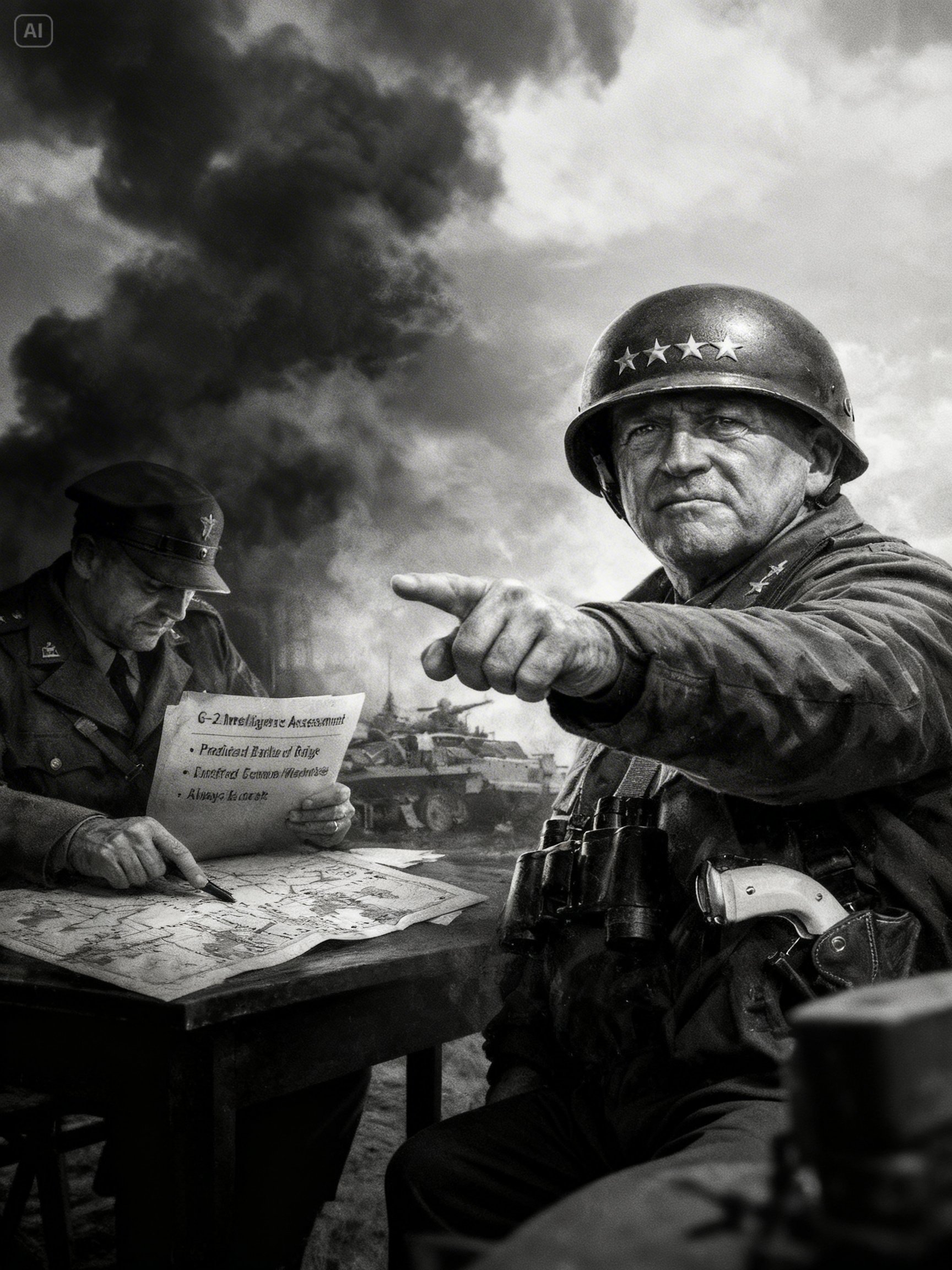 Why PATTON Kept His Best Intelligence Officer in the Shadows?