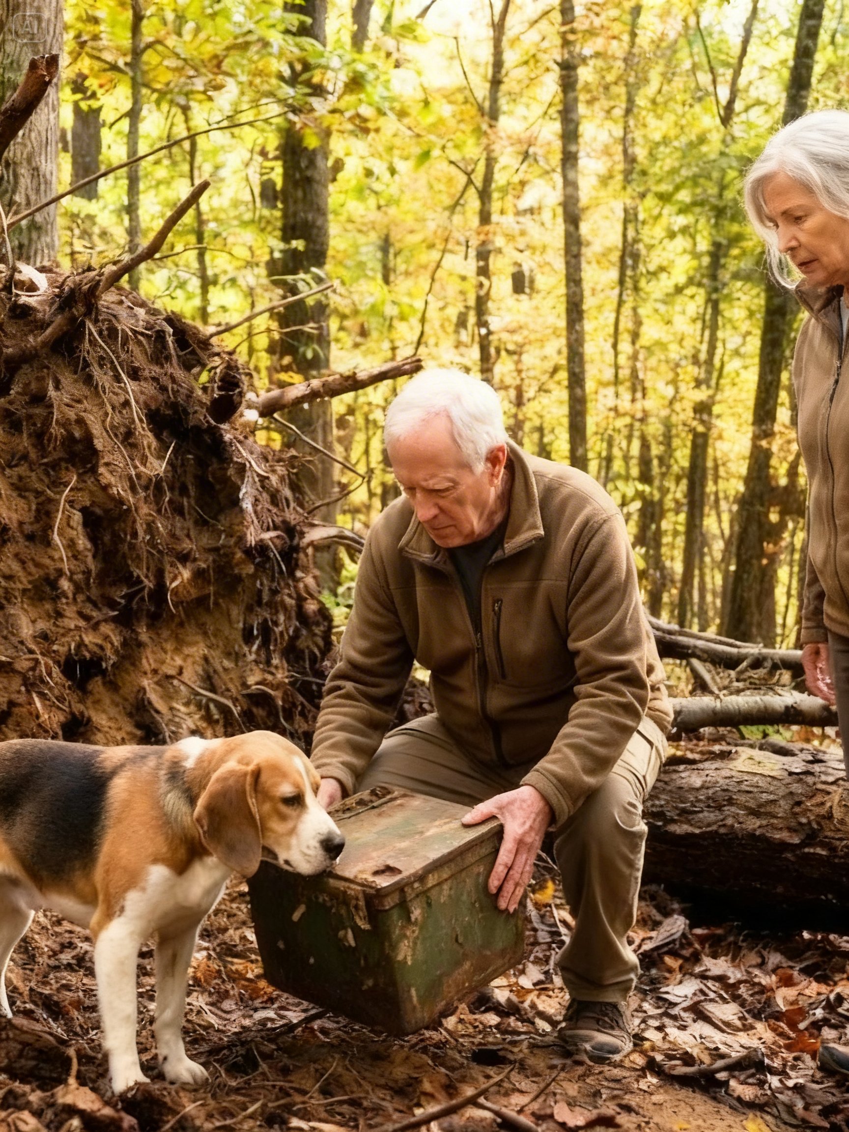 An Elderly Couple Discovered a Hidden Container in the Forest — What Was Inside Left Them Speechless