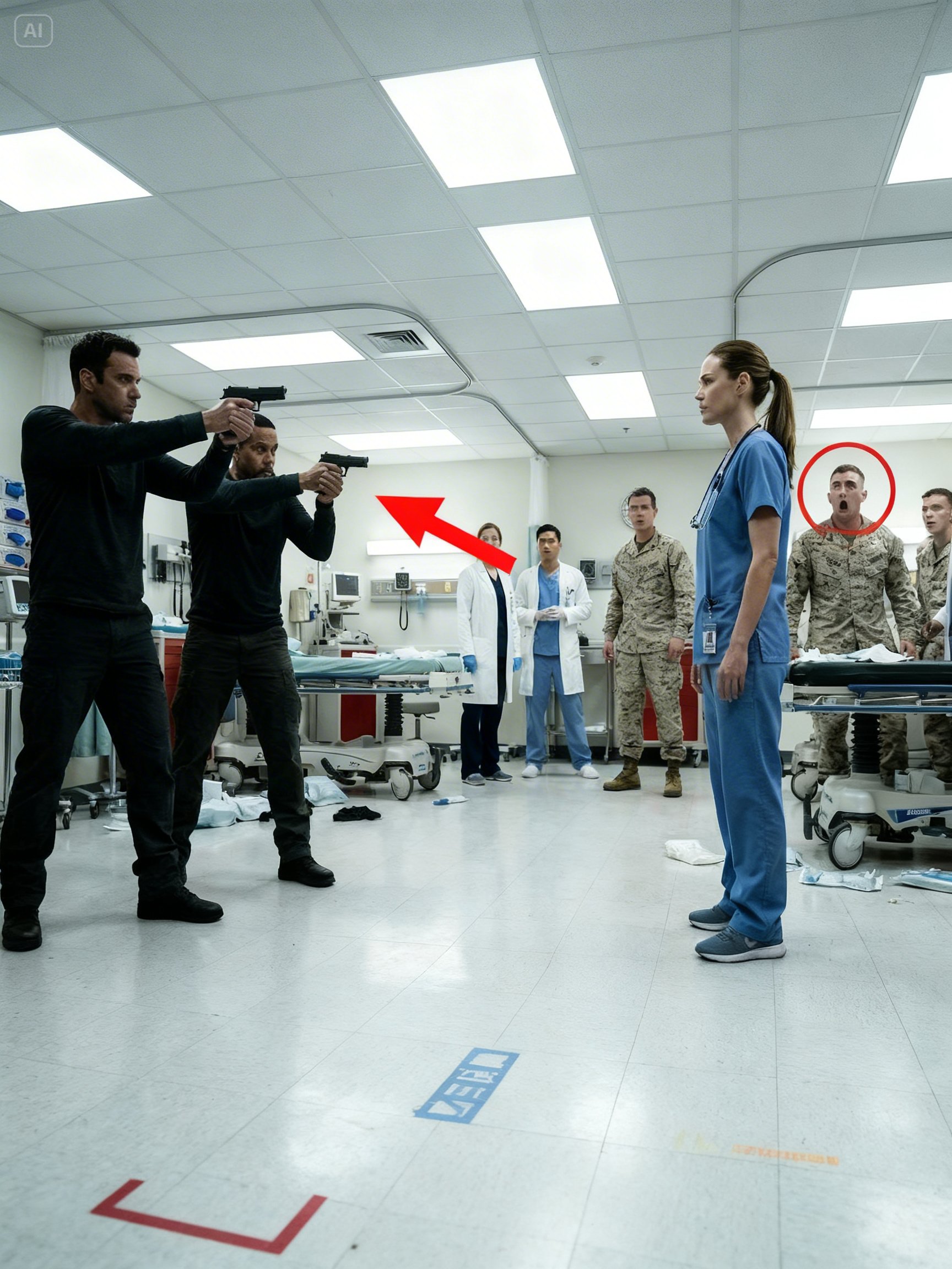 Marines Didn’t Know the Rookie Nurse Was a Navy SEAL — Until Armed Men Stormed the Military Hospital