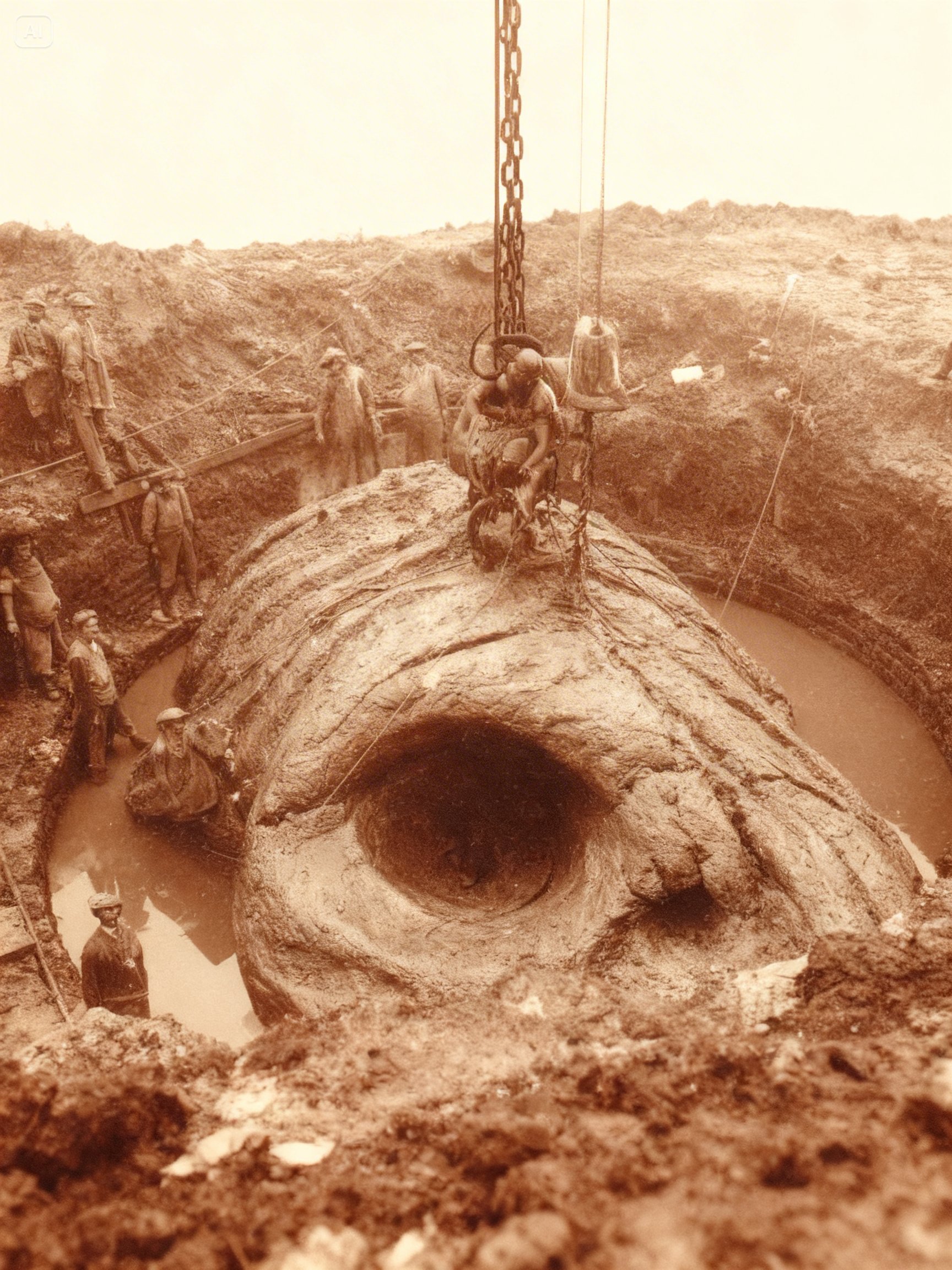 In 1907, Workers Found a 30-Foot Skull Beneath the Town