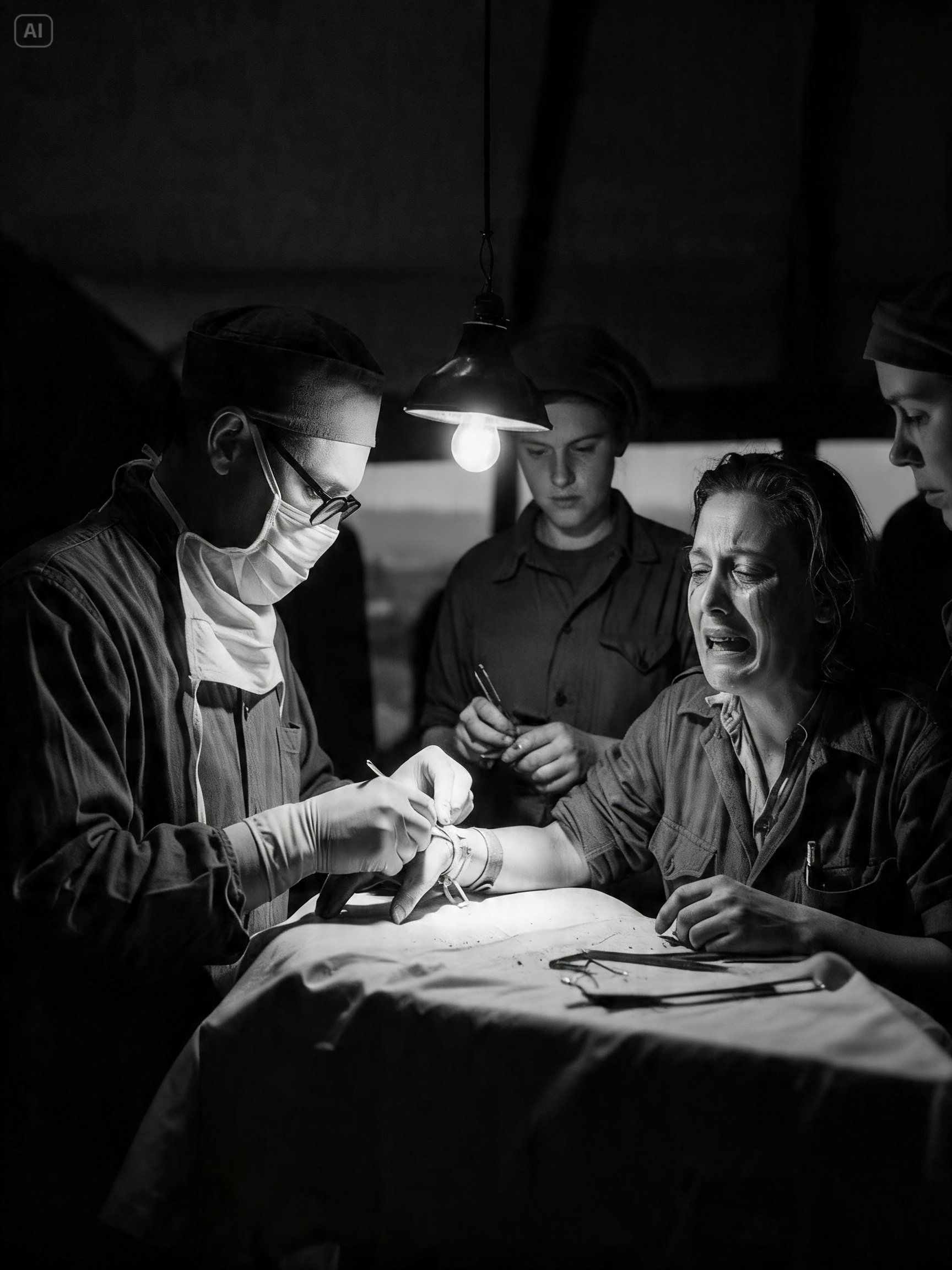 “They Will Cut My Hand Off!” — German POW Woman Wept When American Surgeon Spent 4 Hours Saving