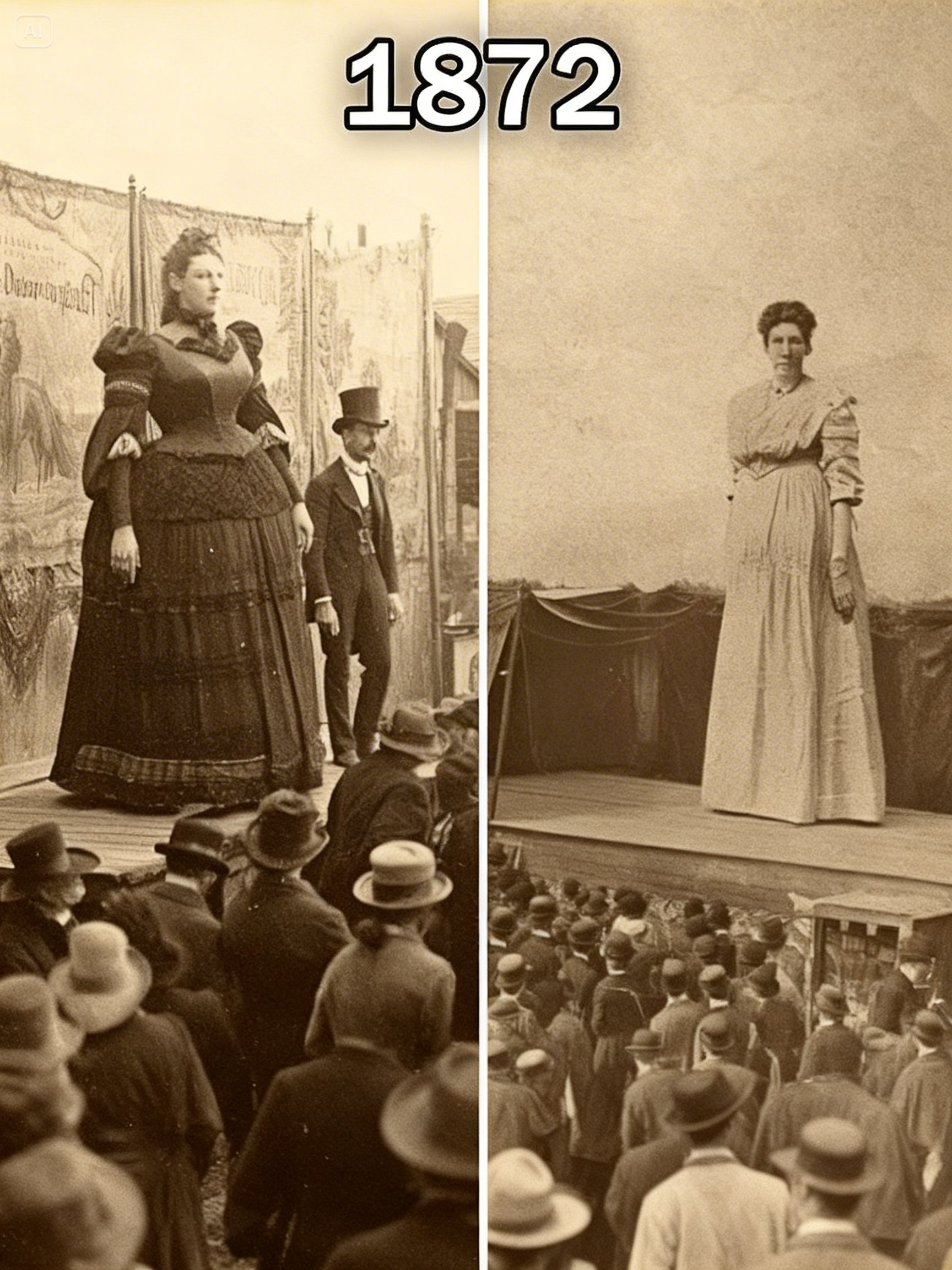 Tartaria’s Last Giants They Disguised as ‘Circus Freaks’