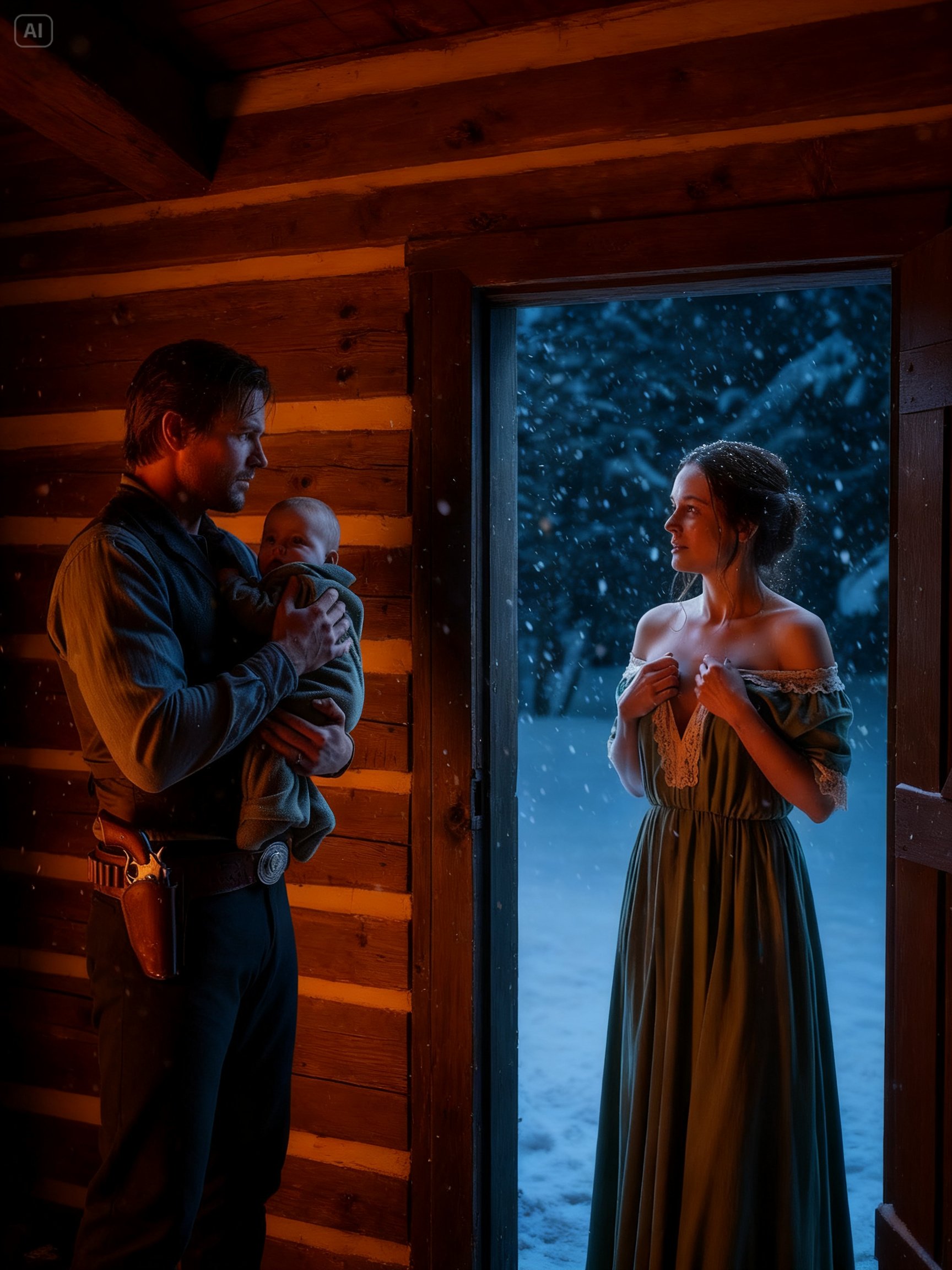Widowed Rancher’s Baby Was Dying—Until His Neighbor Knocked and Said ‘Let Me Feed Her’