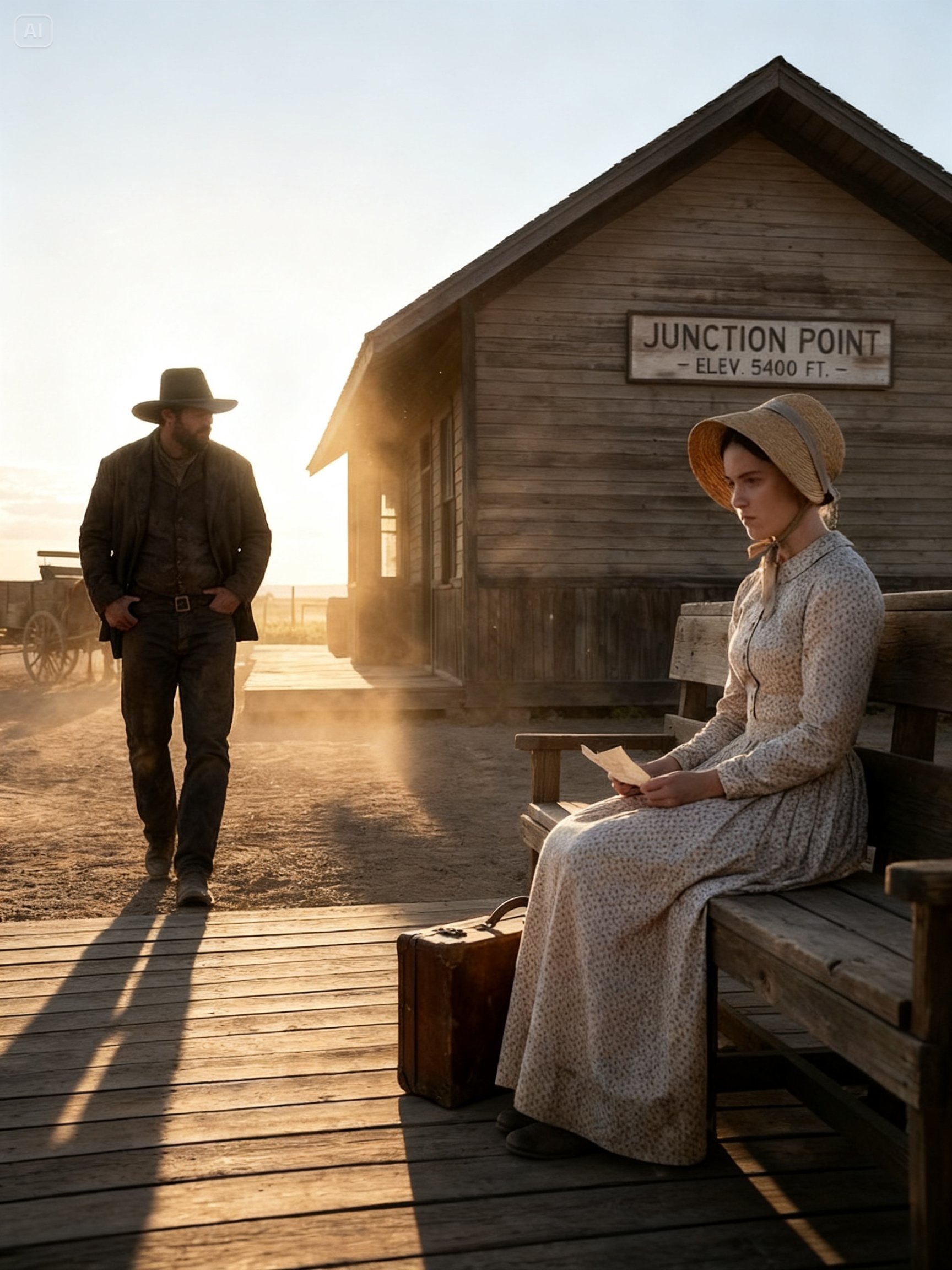 She Arrived at the Station and No One Came — The Loneliest Rancher Walked Past Twice