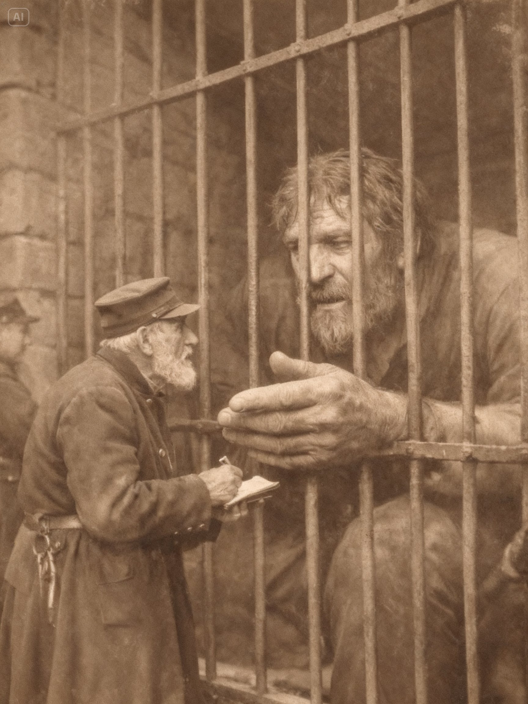 The Last Jail Guard Who Watched Over a Captured Giant—What the Giant Told Him Through the Bars(1882)