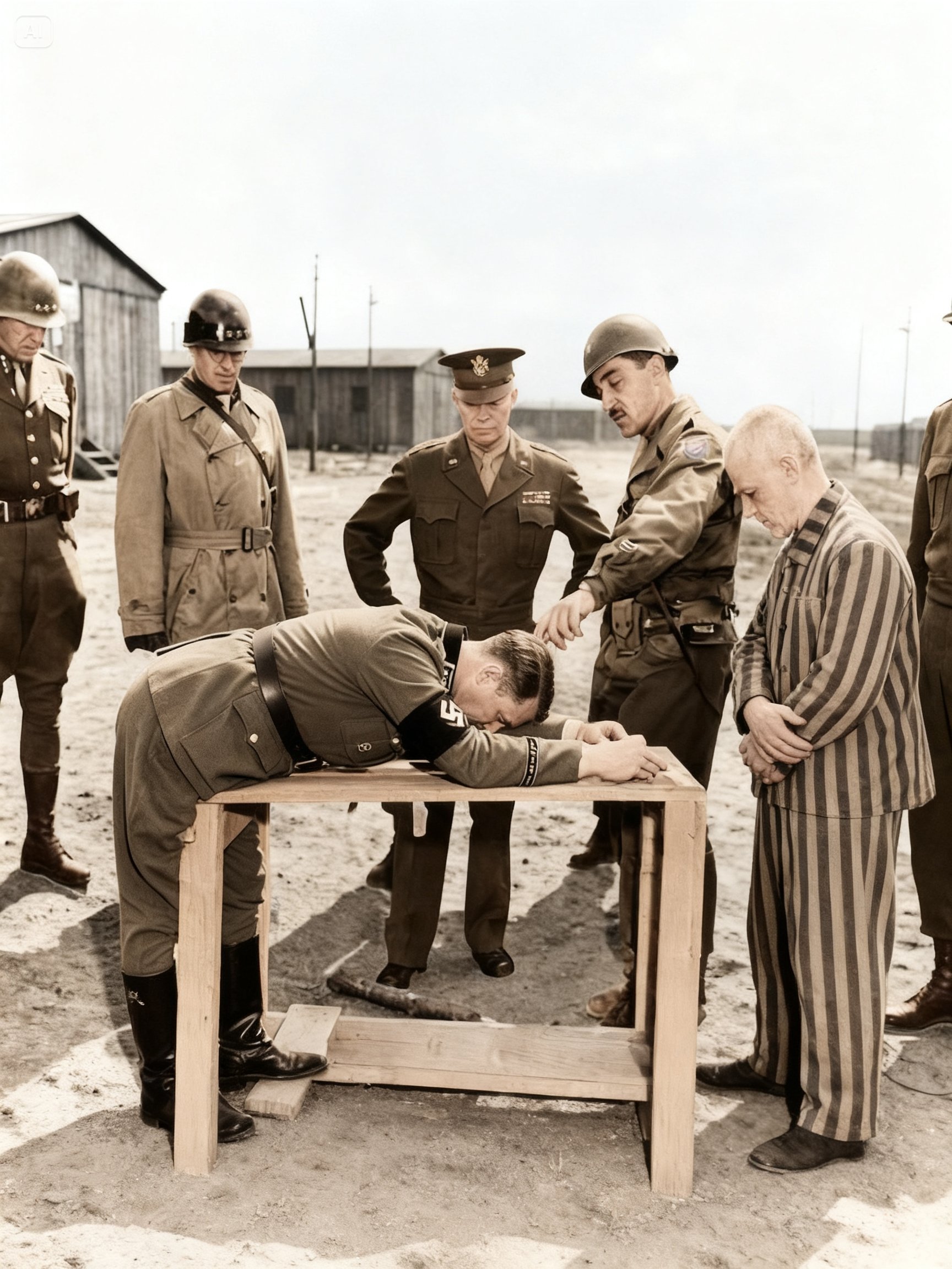 Vengeance After Liberation: Nazi SS Guards Brutally Executed by U.S. Soldiers & Prisoners at Ohrdruf