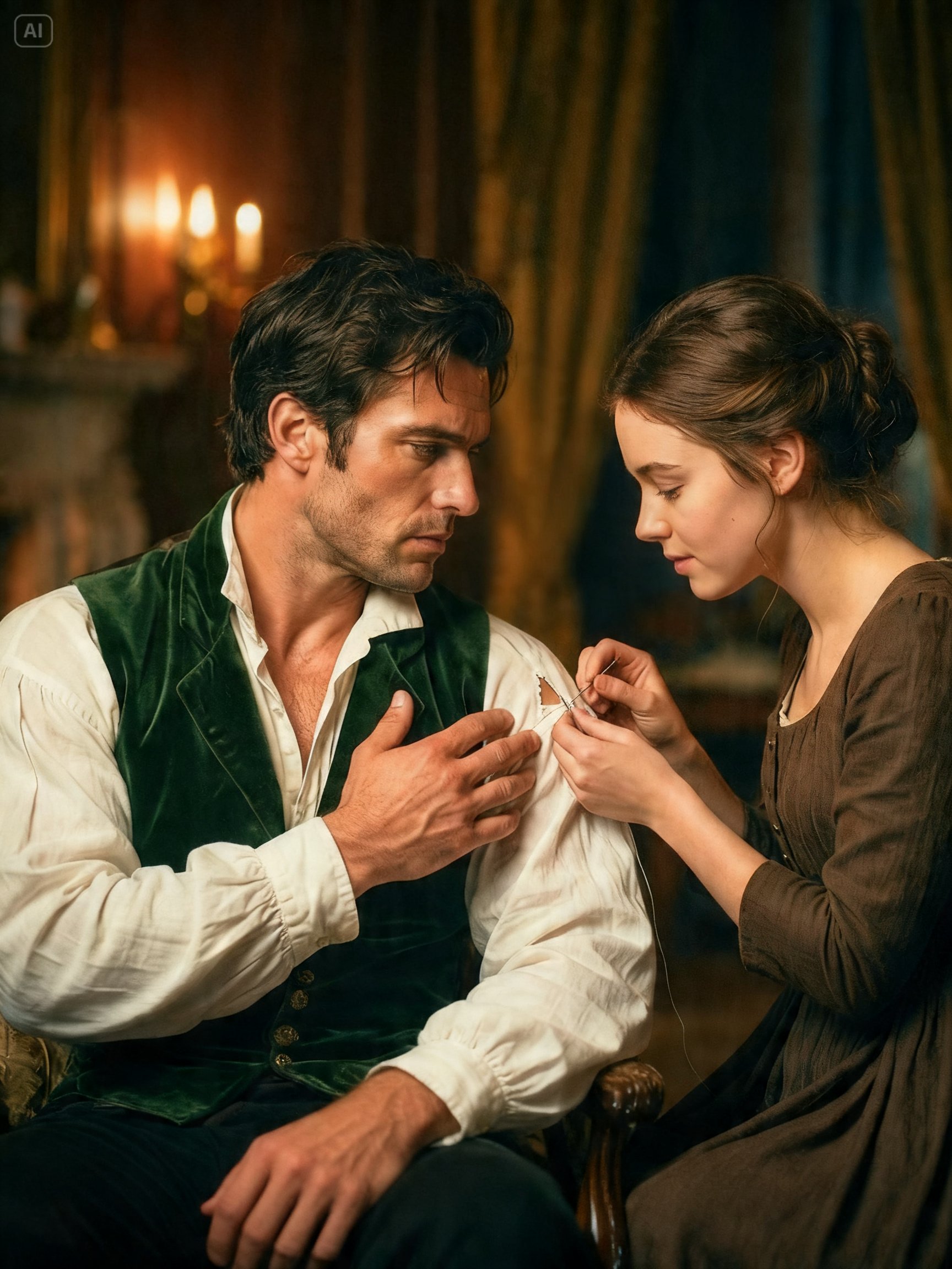 THE DUKE’S ESTATE CALLED FOR A SEAMSTRESS — UNAWARE SHE’D MEND MORE THAN HIS TORN COAT…