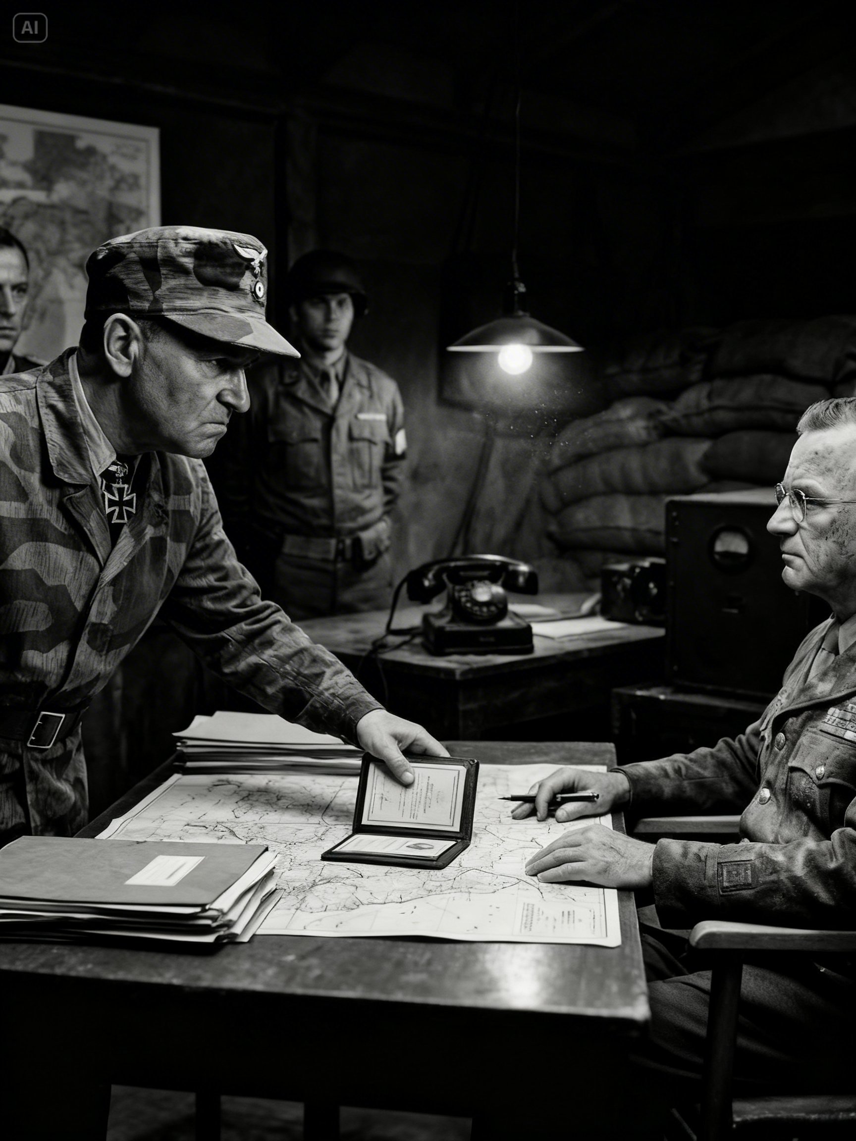 What the American General Said When an Arrogant Nazi Demanded His “Credentials”