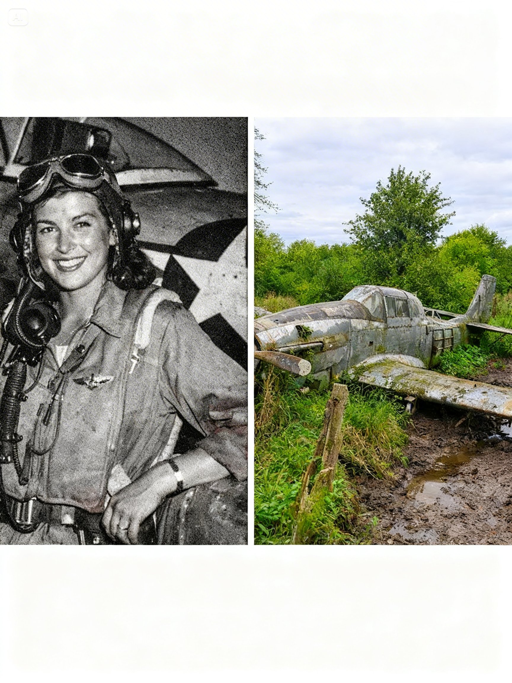 Fighter Pilot Vanished in 1944 — 70 Years Later, Her Plane Was Found Abandoned in a Forest…