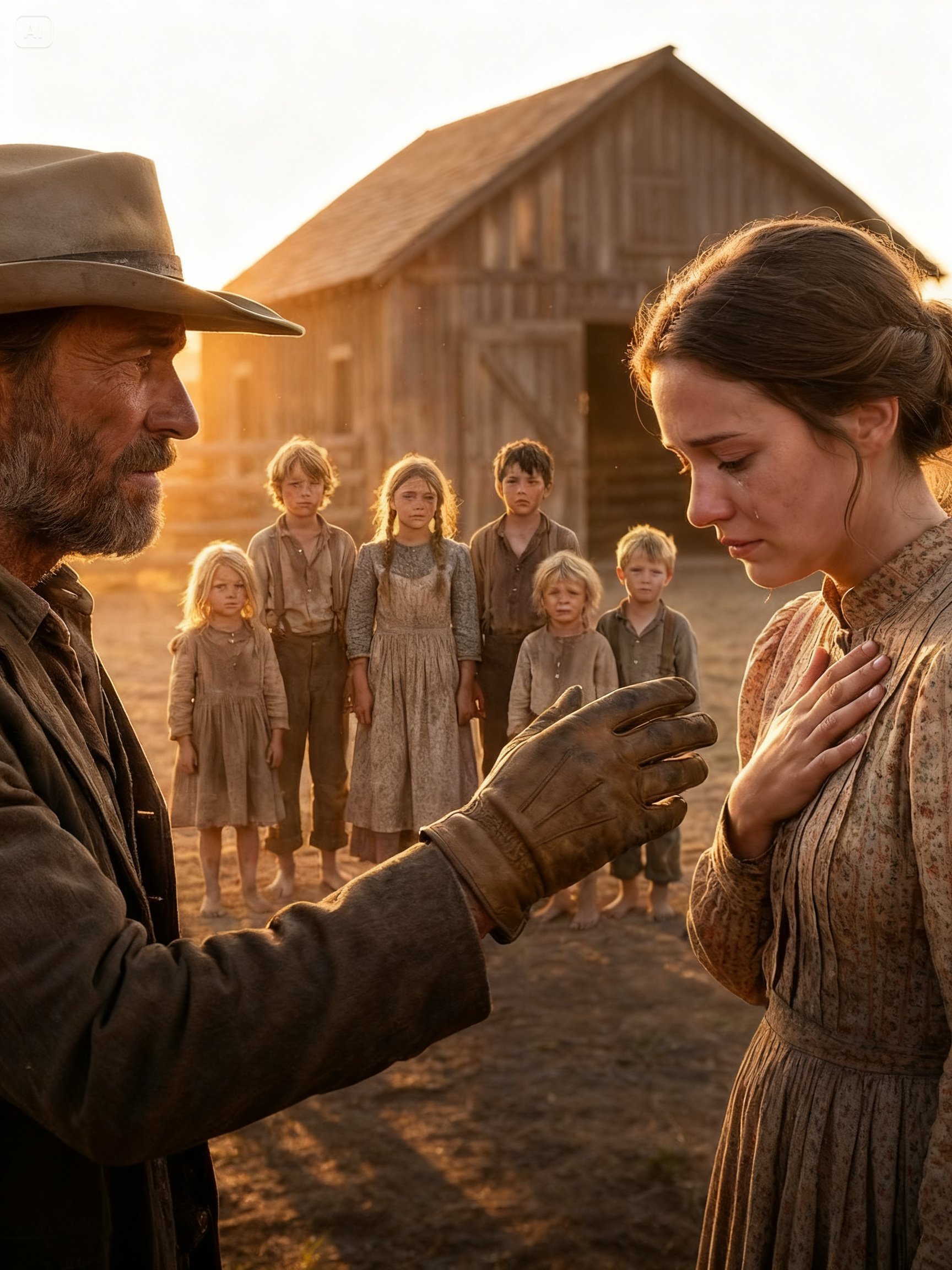 Barren Woman Answers Widower’s Ad for Help With 6 Kids — What Happens Next Will Break Your Heart
