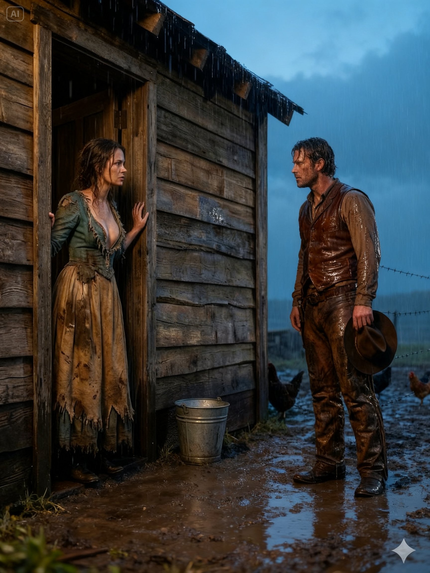 A Poor Widow Sheltered a Stranger for One Night — She Had No Idea He Was a Millionaire Cowboy