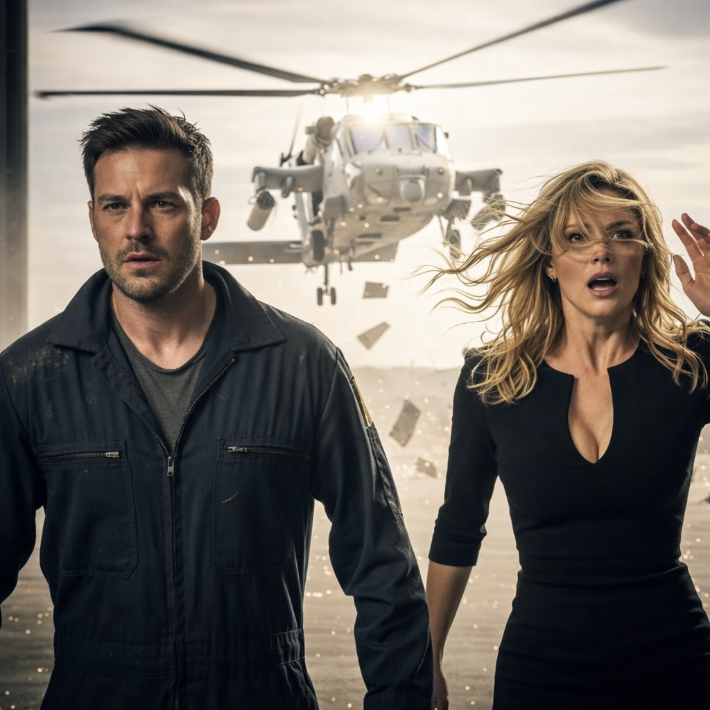 CEO Fired the Mechanic Dad — Then Froze When a Navy Helicopter Arrived Calling His Secret Name