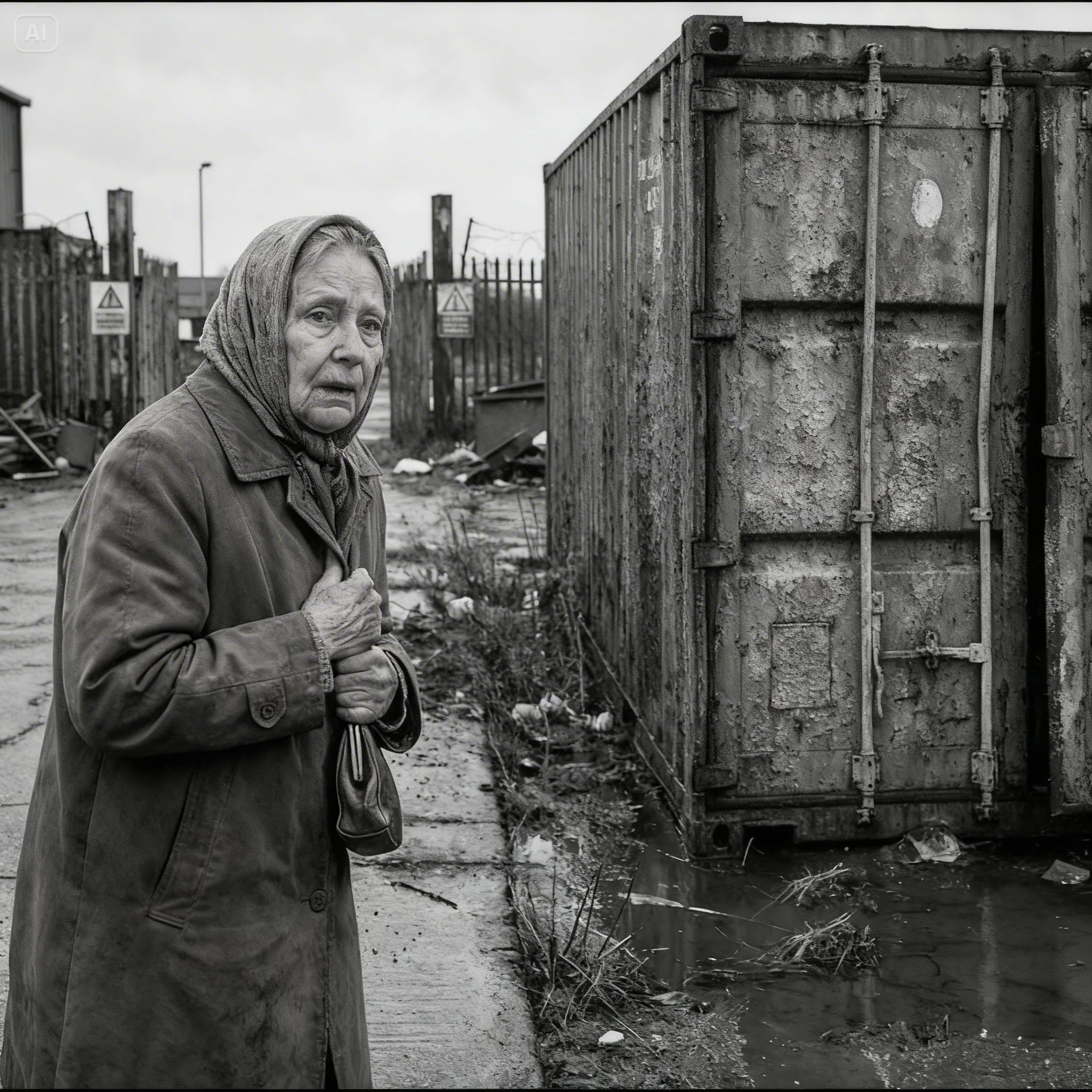 At 79, she was thrown out of her house, she bought a strange container for $3, what happened next…