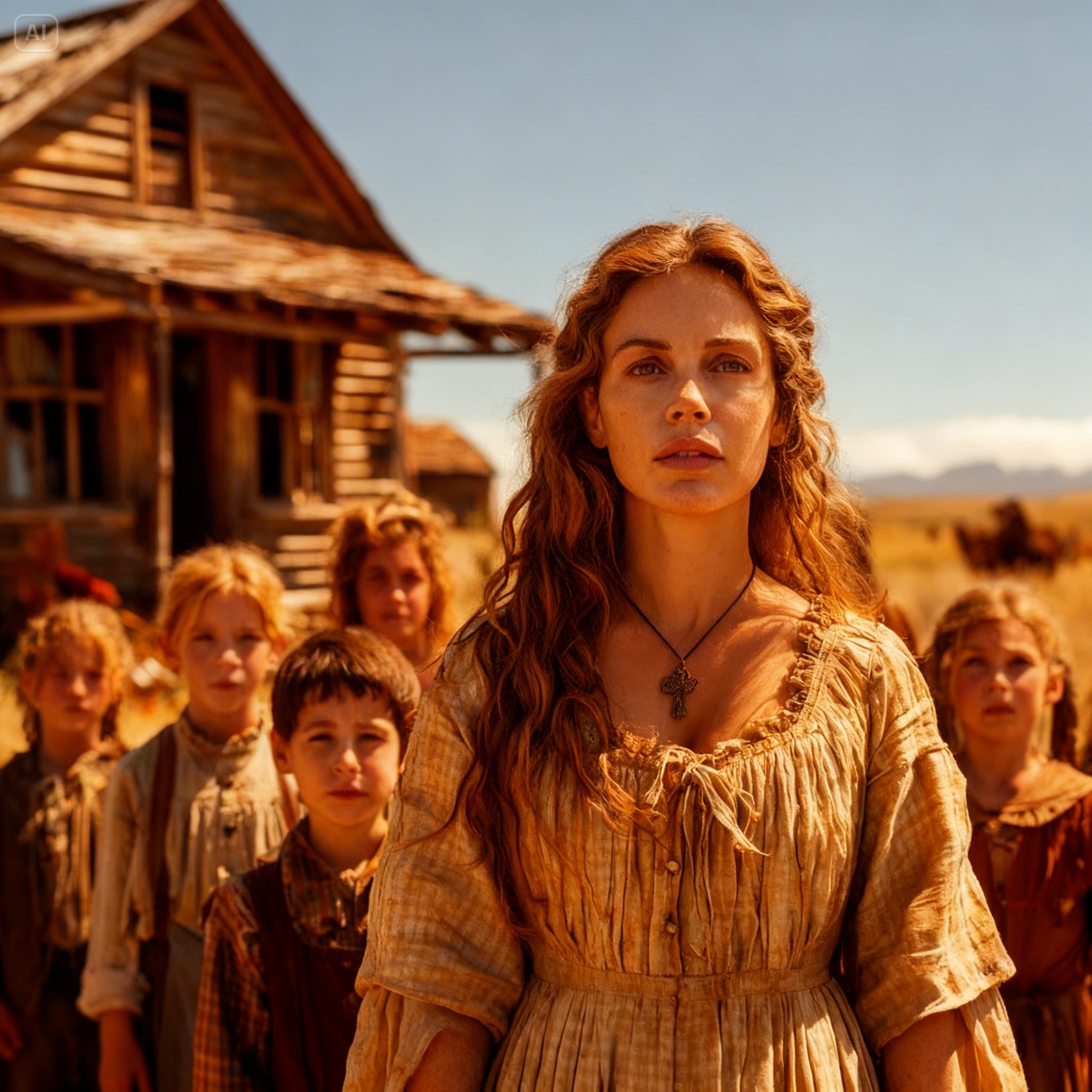 MAIL-ORDER BRIDE ARRIVED TO FIND 7 CHILDREN AND NO HUSBAND — THEN SHE BECAME THE MOTHER THEY NEVER STOPPED WAITING FOR