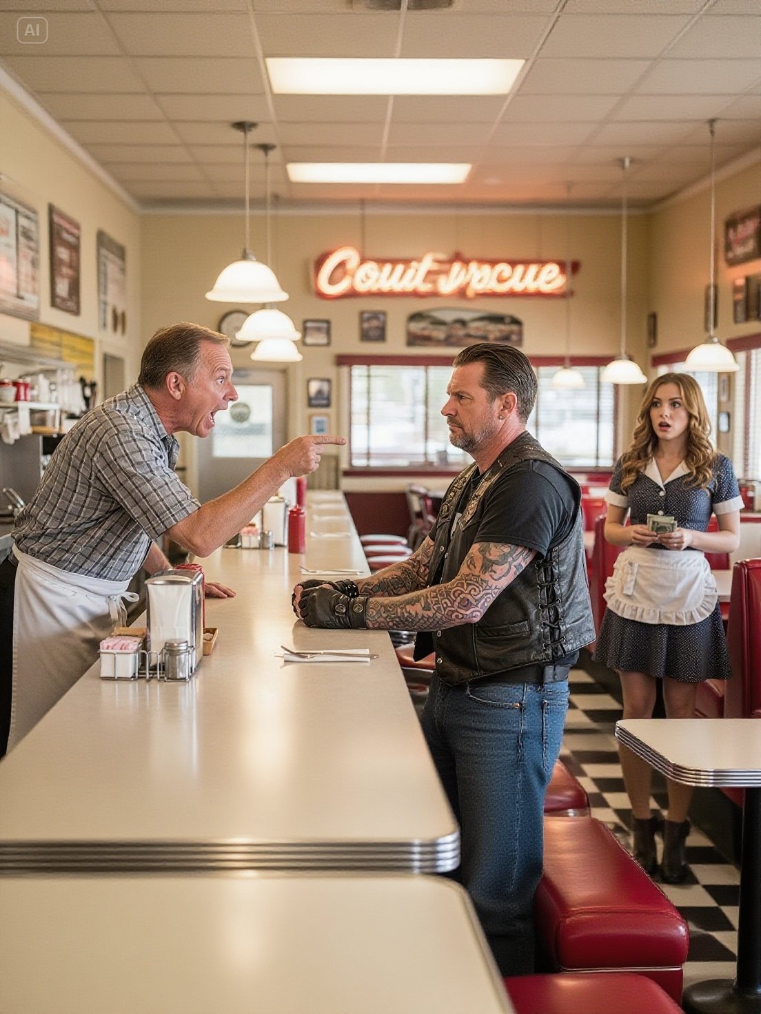 Waitress Paid a Bikerโs Meal When His Card Declined โ The Next Morning, 312 Hells Angels Returned