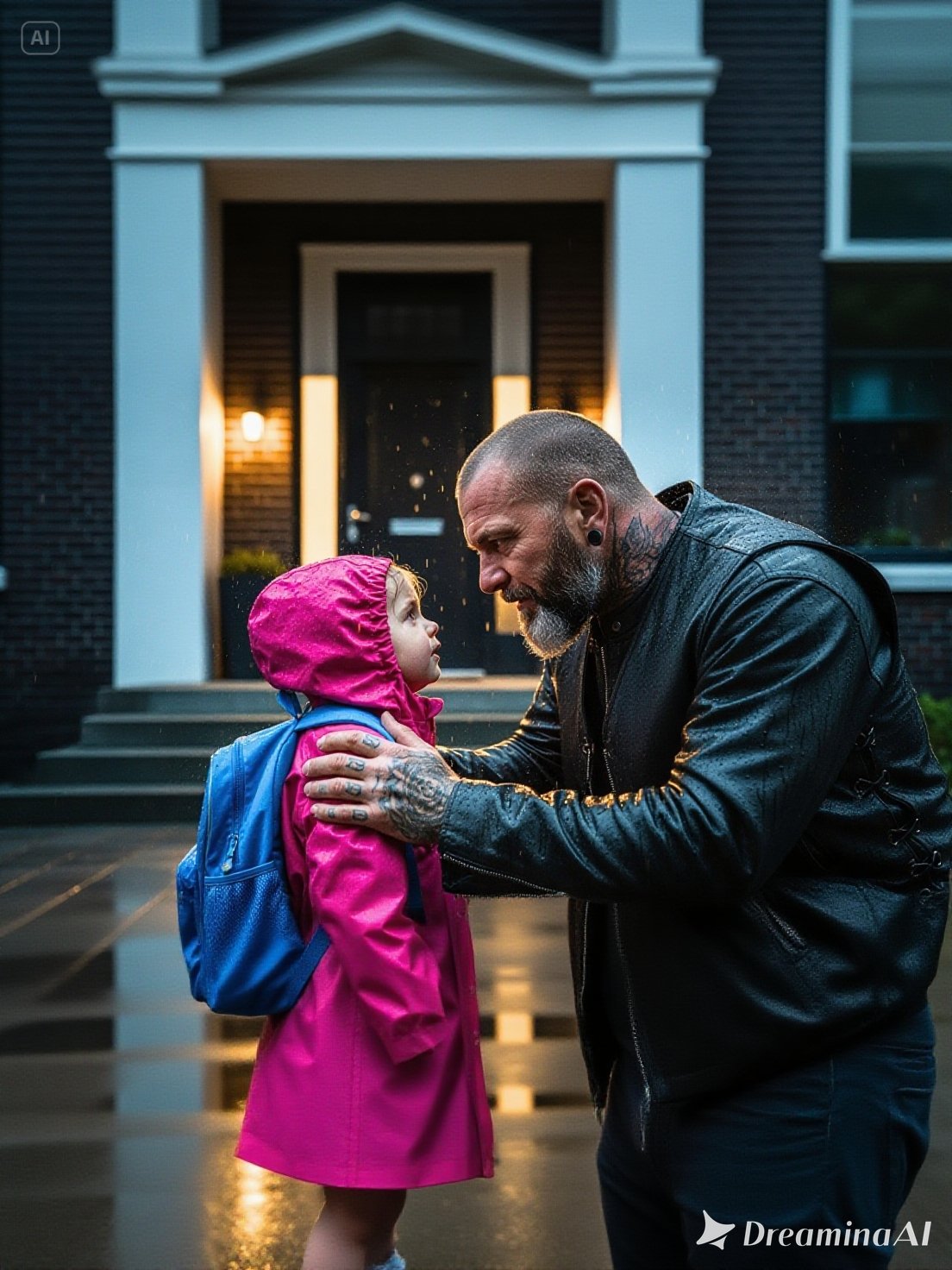 Little Girl Knocks on Hells Angel’s Door at Midnight — Her Words Leave Him Frozen