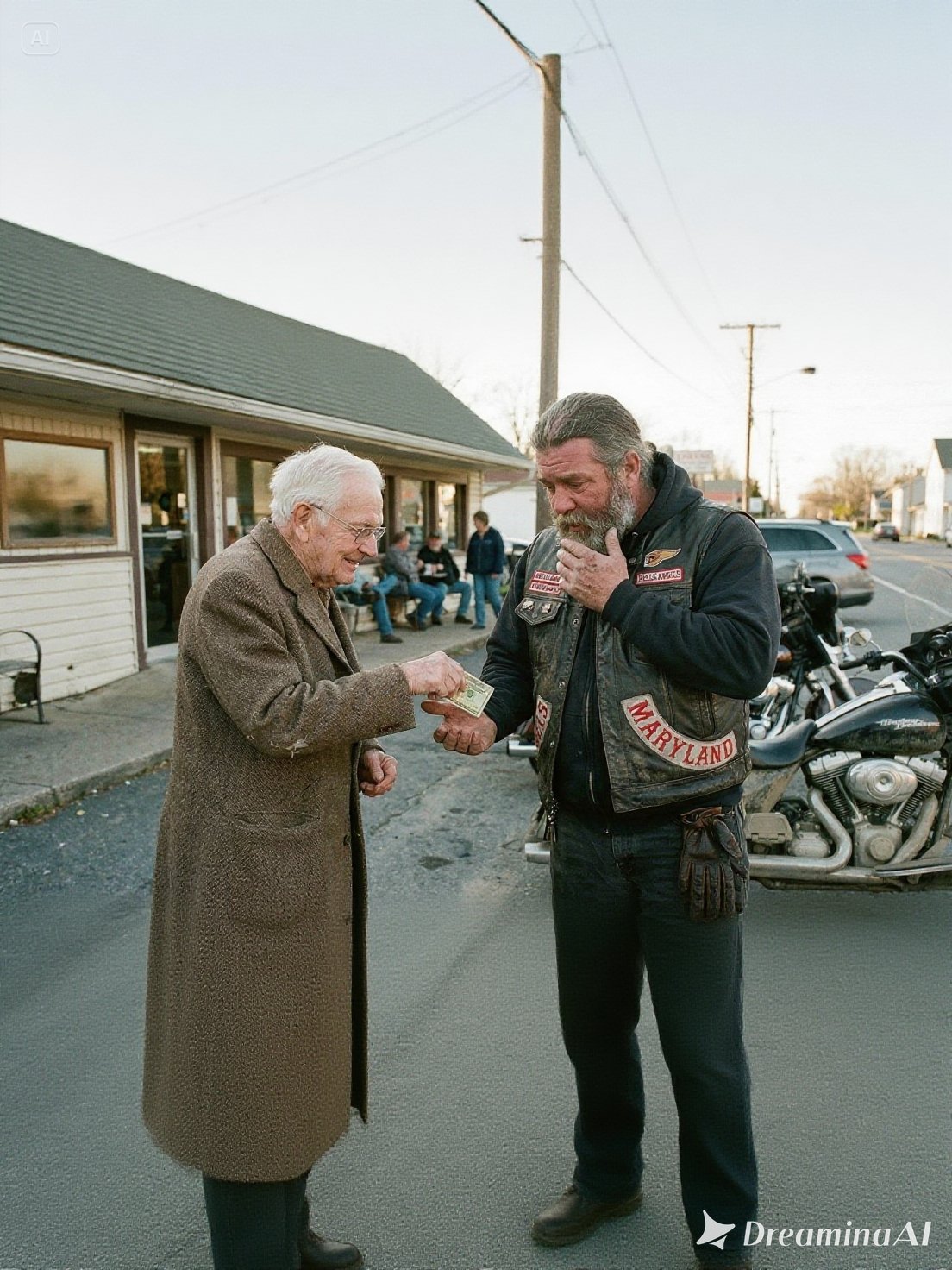 80-Year-Old Man Gave His Last $20 to a Hells Angel Who Looked HungryโThe Biker Went Was Speechless
