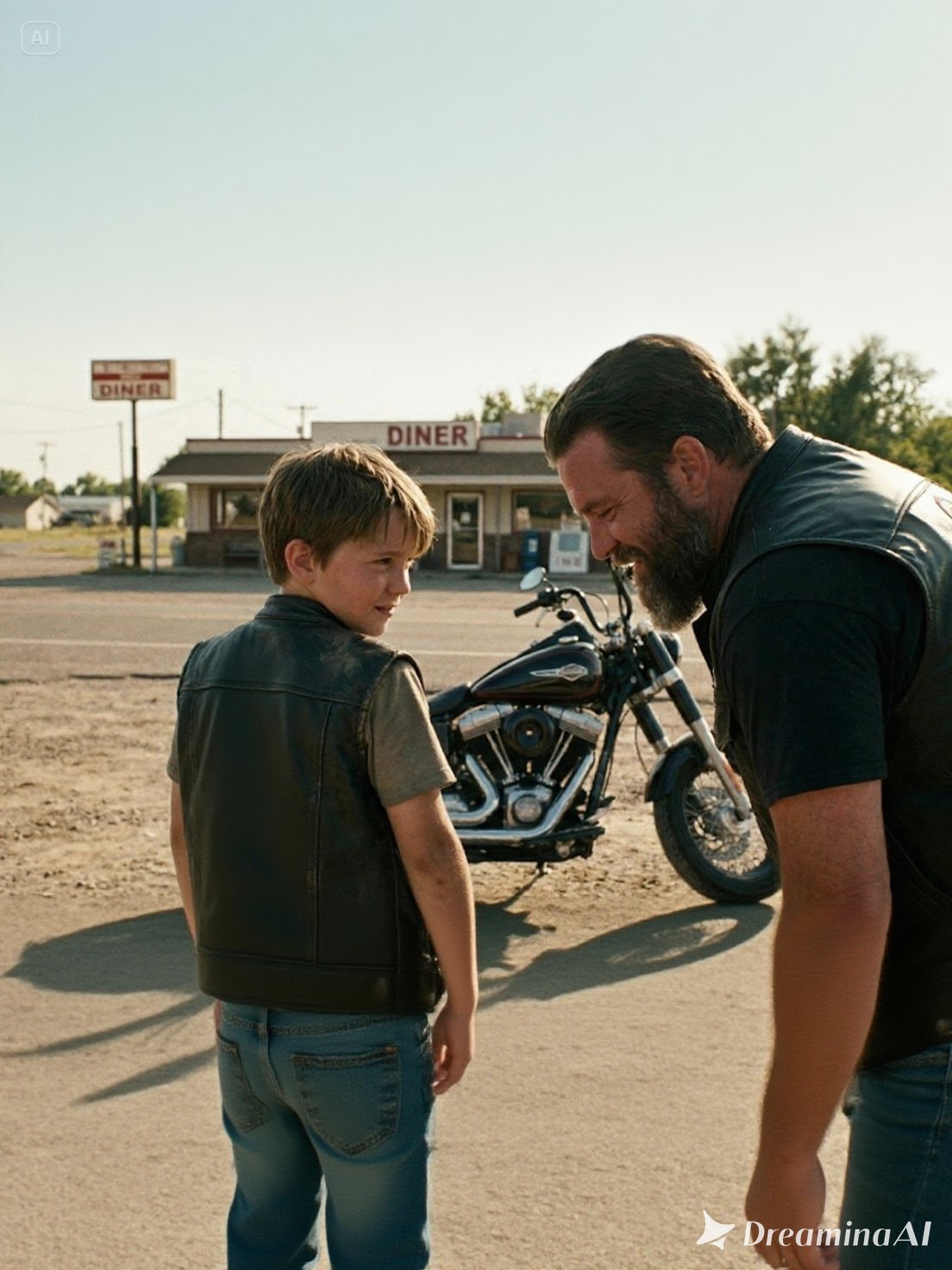 “My Dad Had Patches Like Yours” โ Kid’s Words at Gas Station Made Hell Angel Call Entire Club