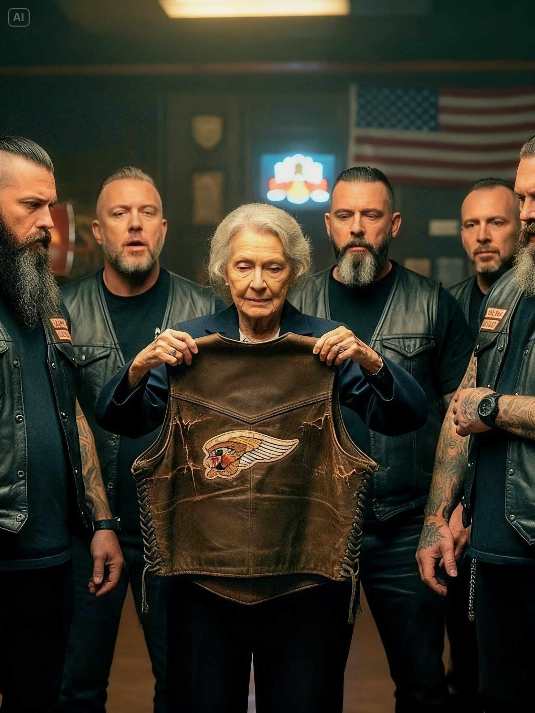 Hells Angels Laughed at the Elderly woman — Until Her Patch Silenced the Entire Room