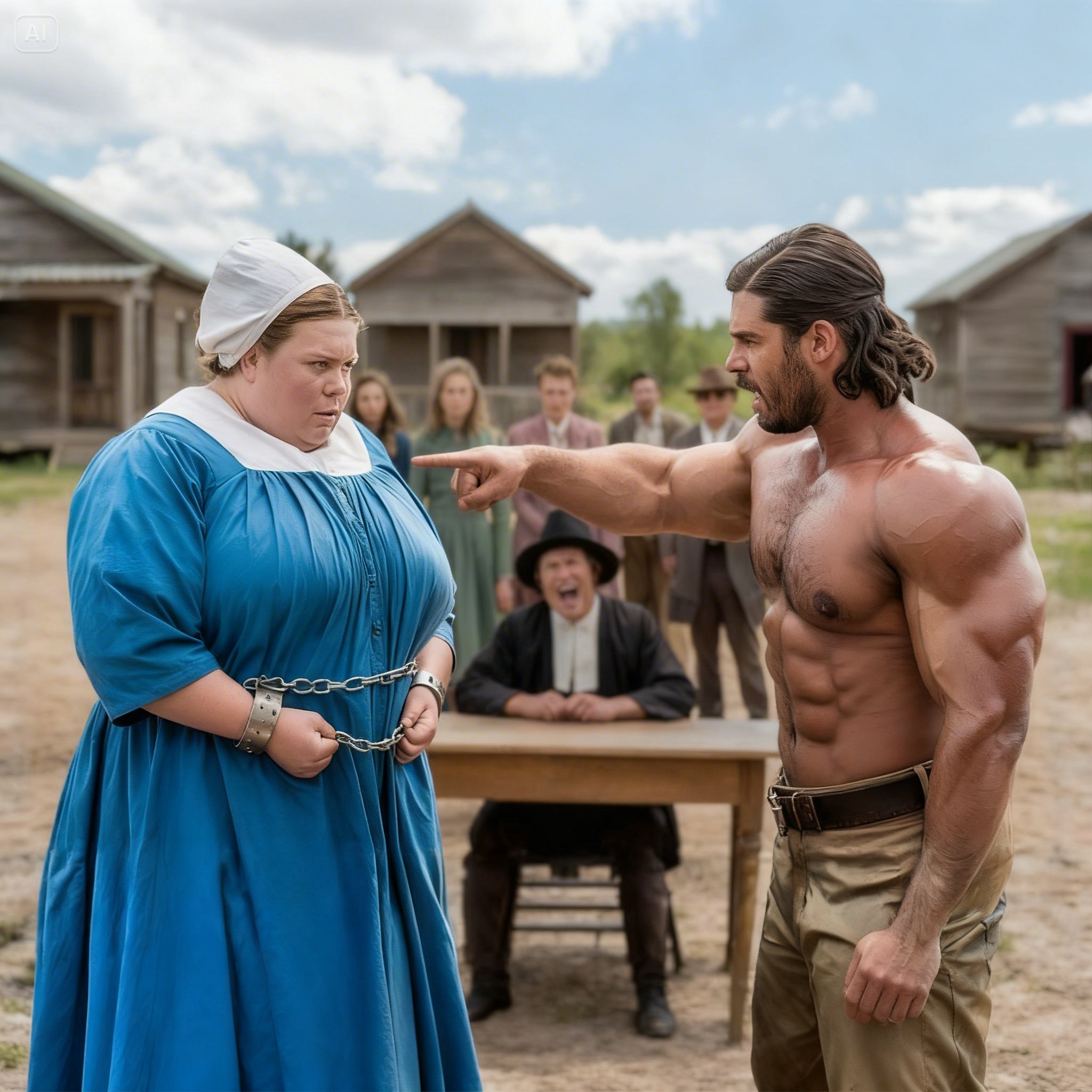 “Pick Any Wife For Free” The Judge Laughed – “I’ll Take The Obese Amish Girl”