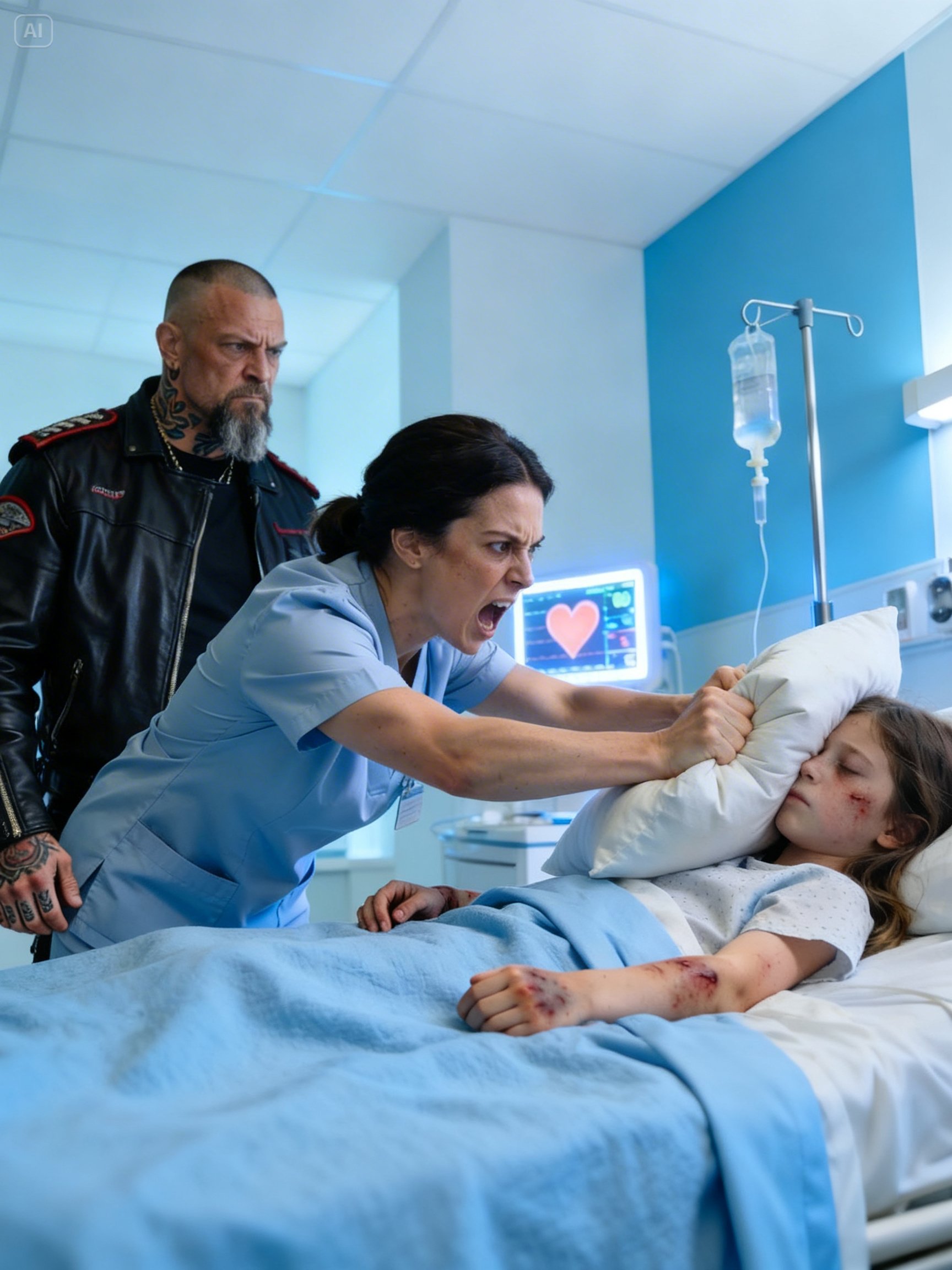 I RACED TO THE HOSPITAL TO SAY GOODBYE TO MY DYING DAUGHTER – THEN I SAW THE NURSE DOING THE UNTHINKABLE