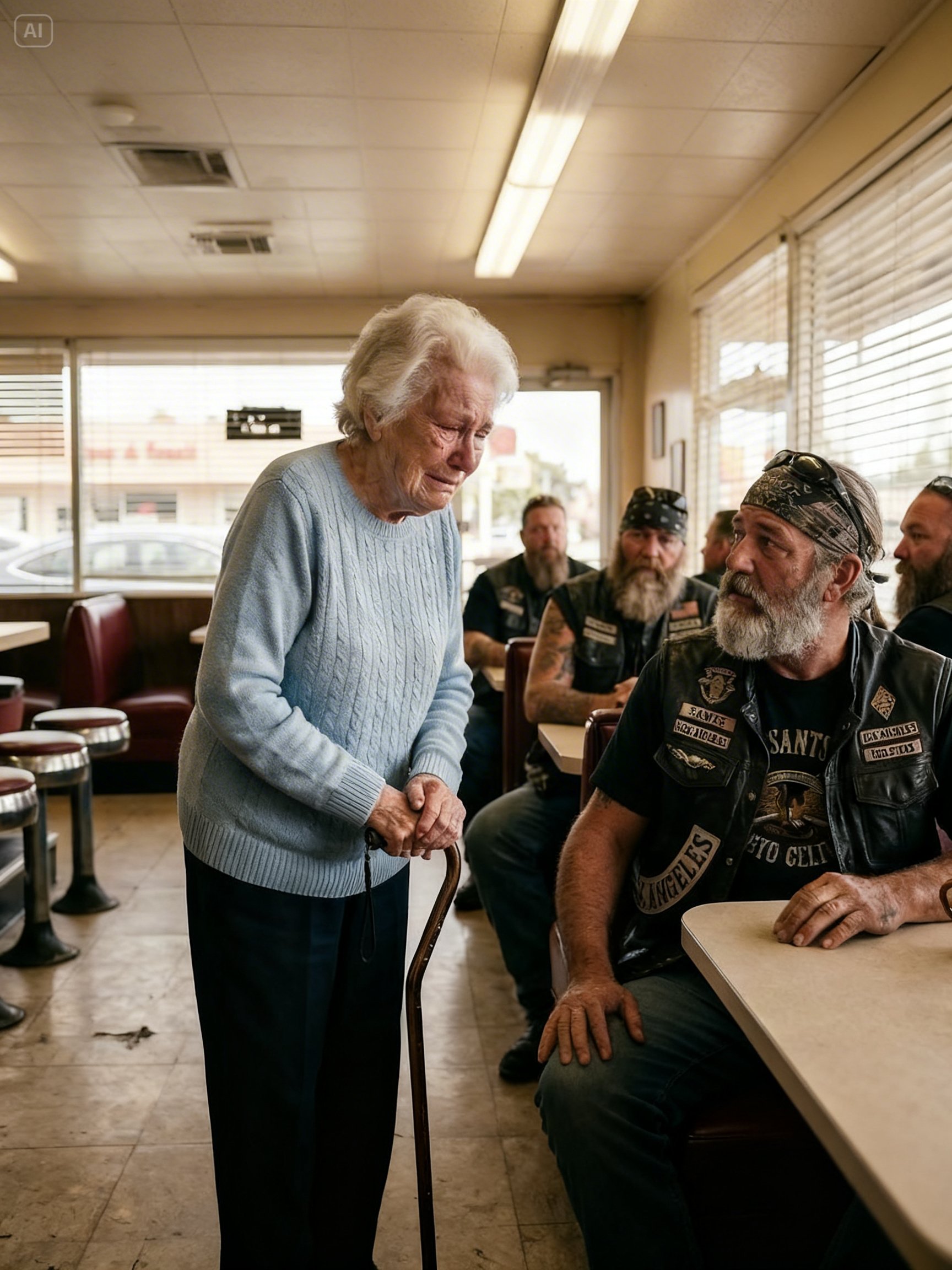 SHE BEGGED A BIKER NOT TO LET HER HUSBAND BE BURIED ALONE – BY SUNRISE, 200 HELLS ANGELS SHOCKED THE ENTIRE TOWN