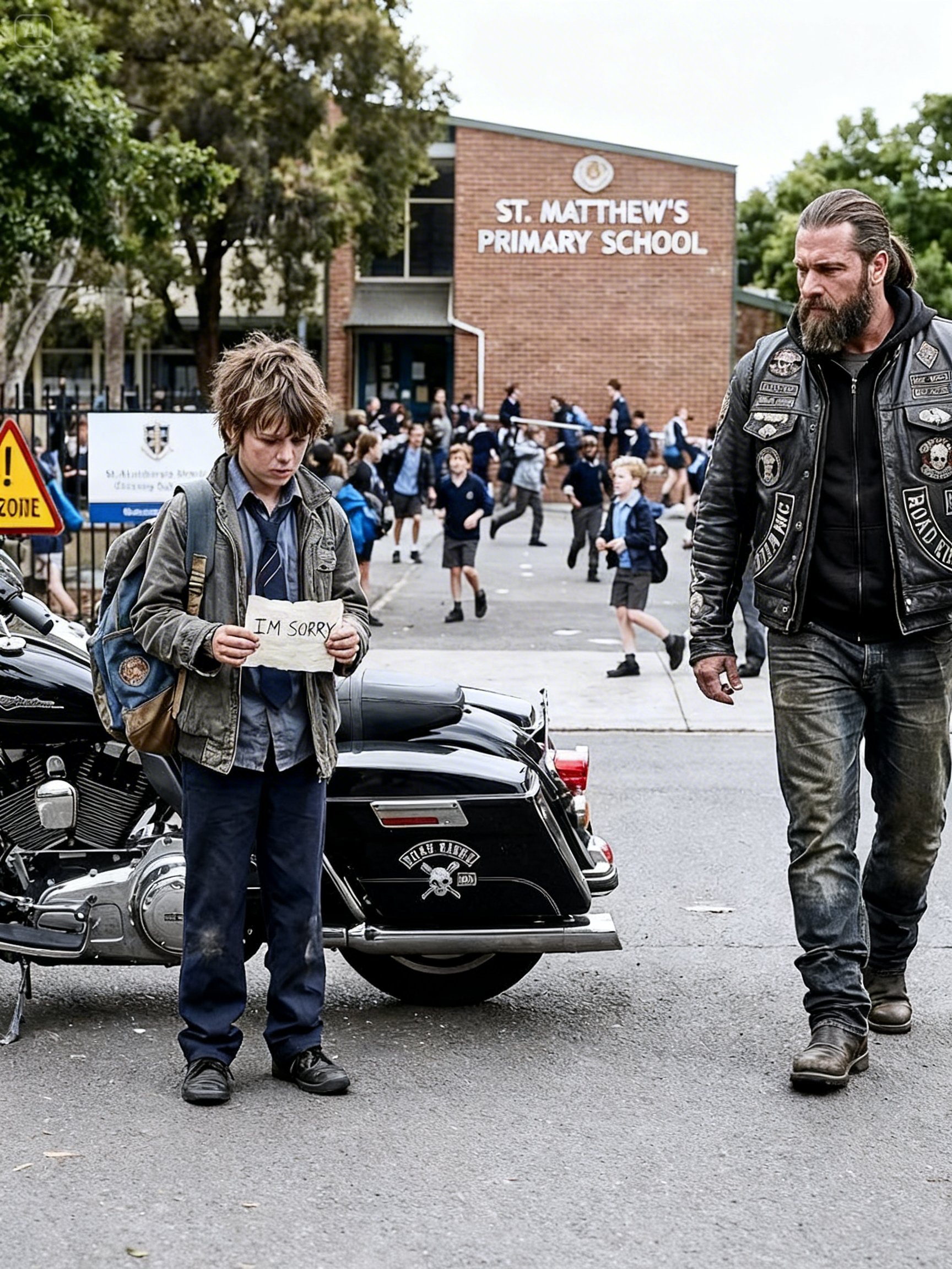 I LEFT AN APOLOGY ON A BIKER’S WINDSHIELD – THE NEXT DAY 300 HELL’S ANGELS SHOWED UP FOR ME