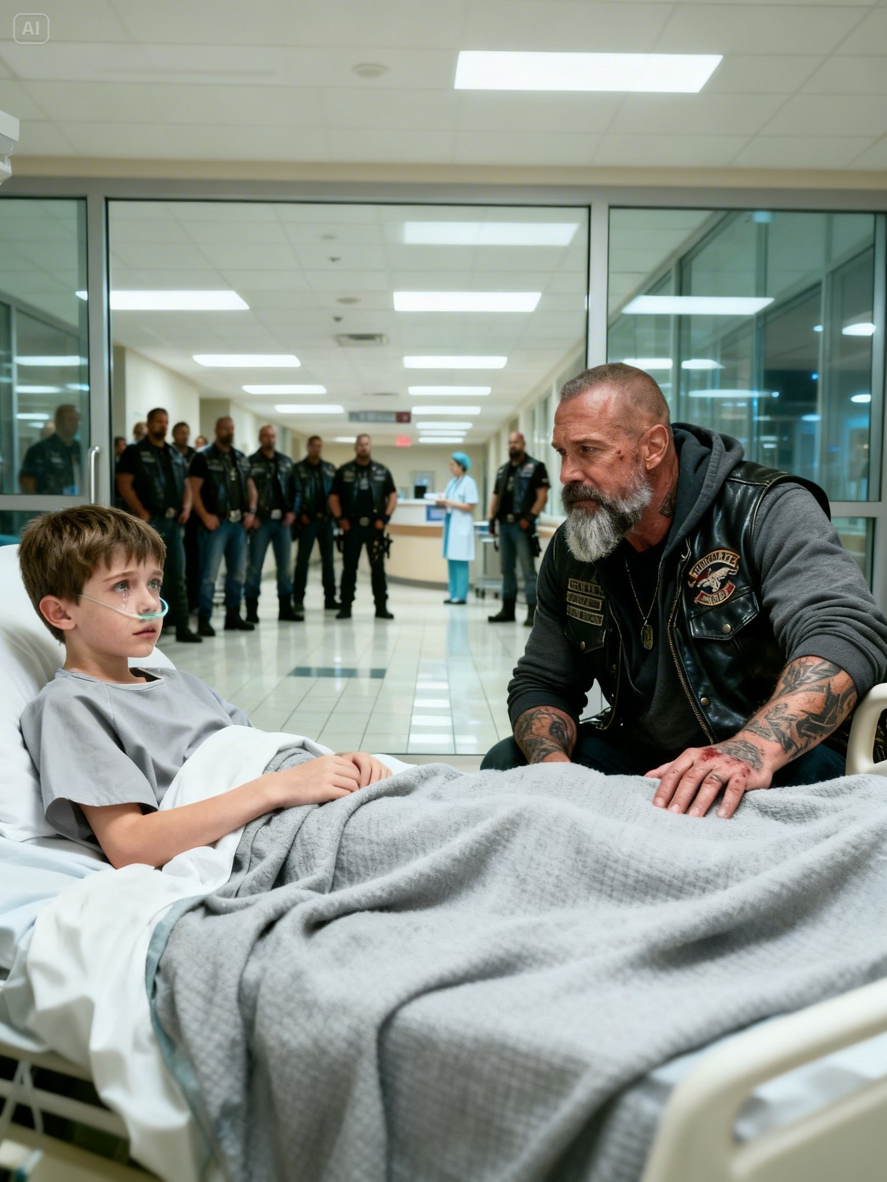 THE HOSPITAL BEGGED ME TO COME NOW – WHAT I FOUND MADE 217 BIKERS RIDE INTO THE NIGHT