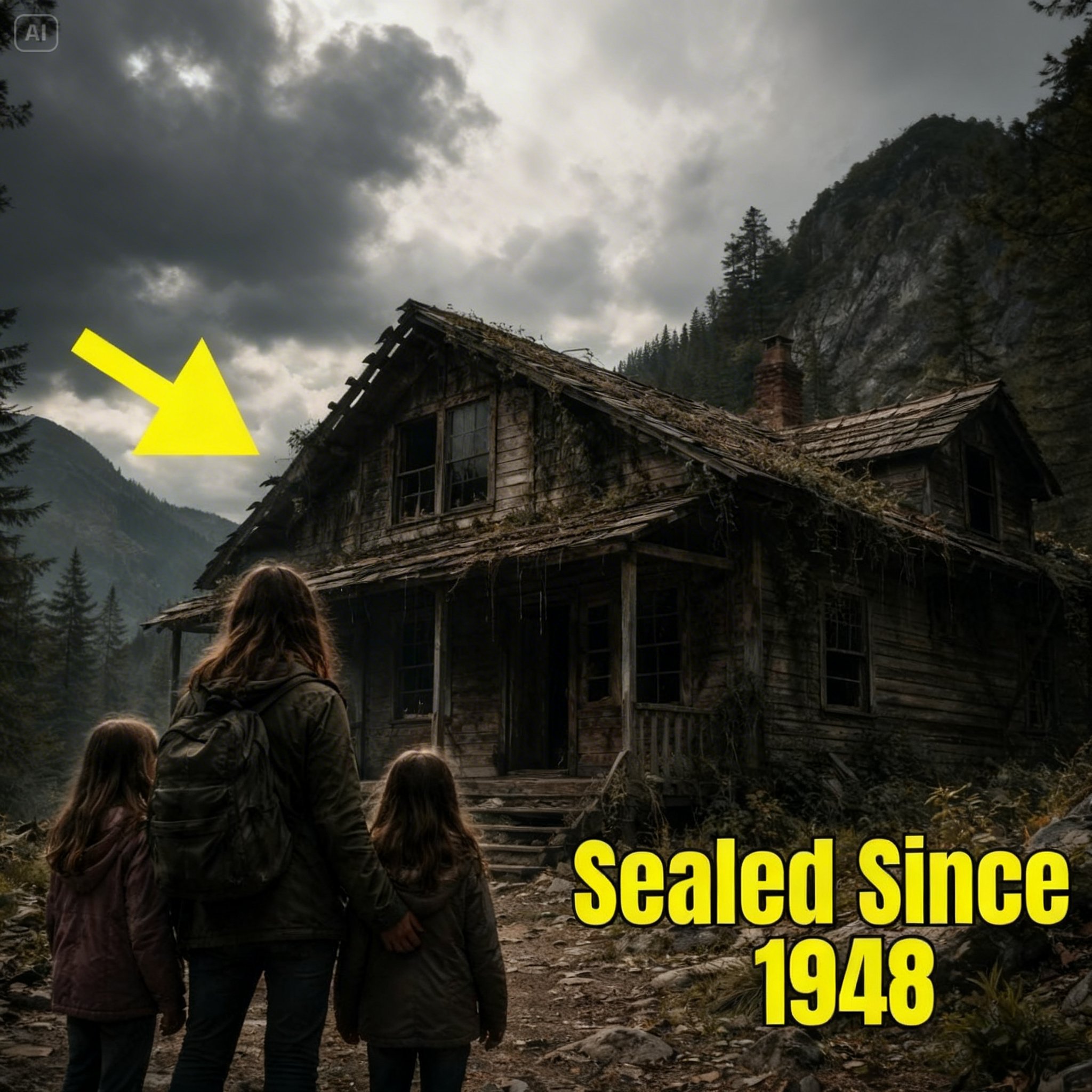 A Homeless Mom Inherited Her Grandfather’s Mountain Cabin Sealed Since 1948 – When She Broke It Open, the Truth Waiting Inside Changed Everything