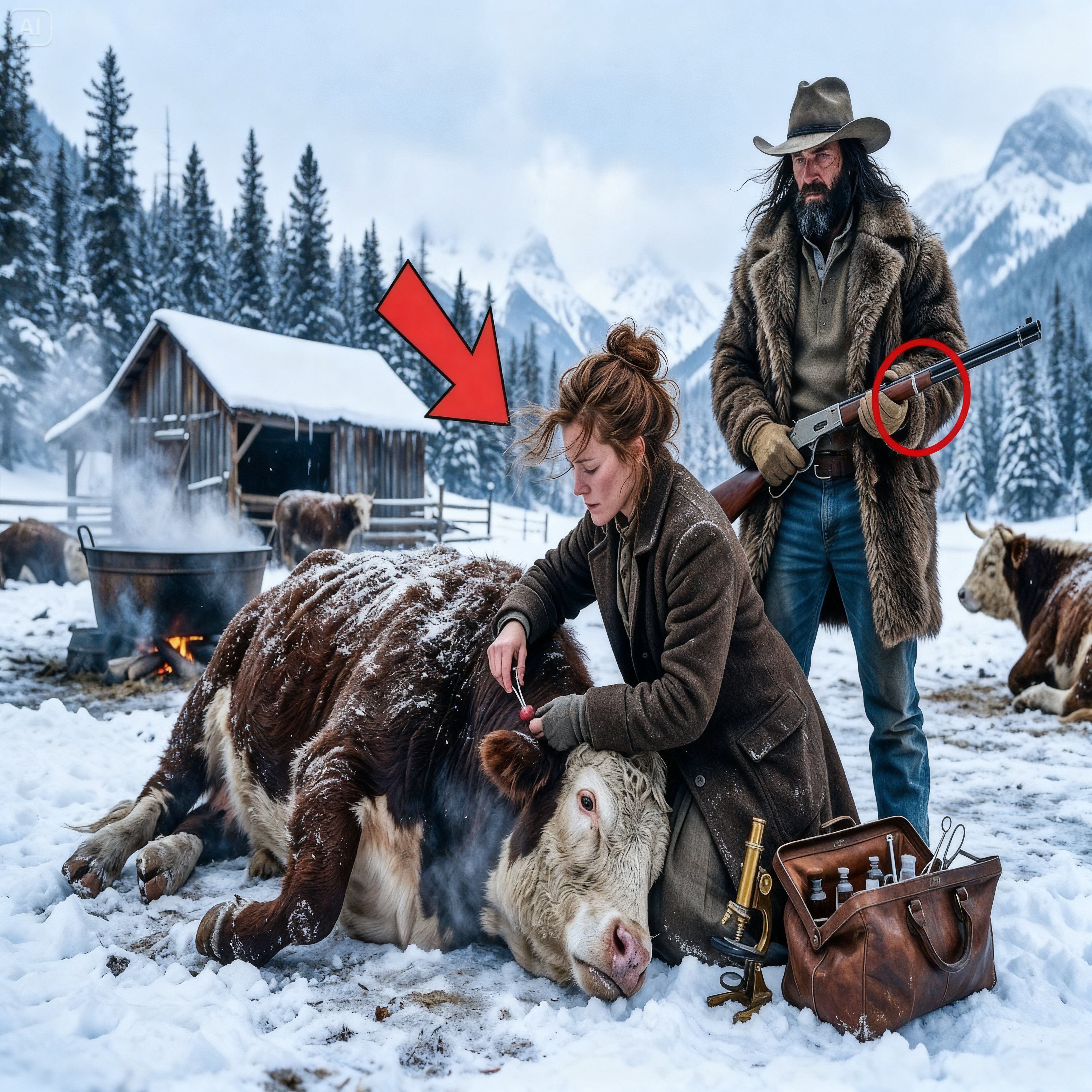 Mountain Man’s Mail-Order Bride Arrives with a Secret Skill That Instantly Saves His Dying Ranch