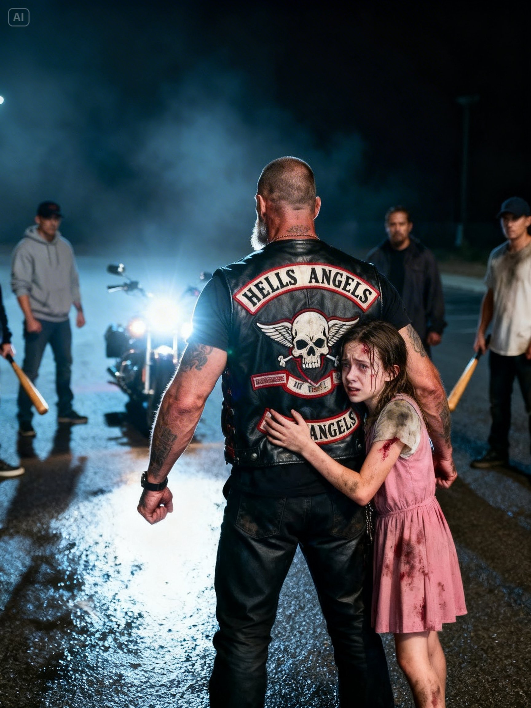 I HEARD A LITTLE GIRL SCREAMING FOR HELP – THOSE BULLIES NEVER EXPECTED A HELLS ANGEL TO ANSWER