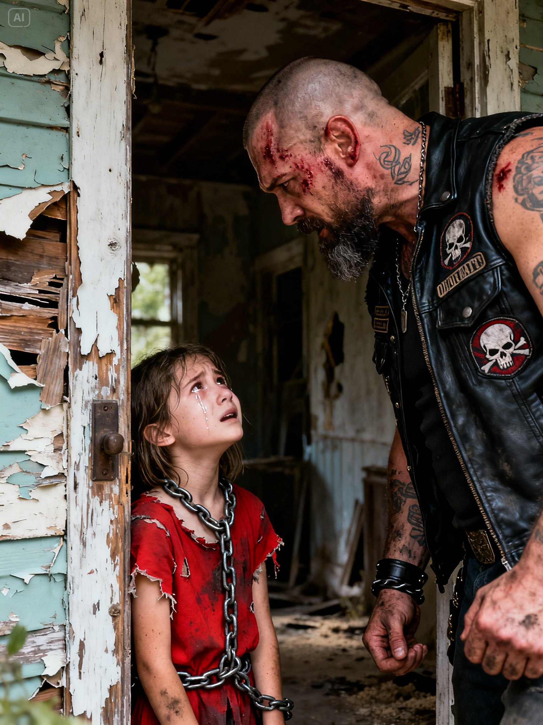 I FOUND A LITTLE GIRL HIDDEN ABOVE THE HOUSE – THEN SHE TOLD ME WHAT HAPPENED TO HER FATHER