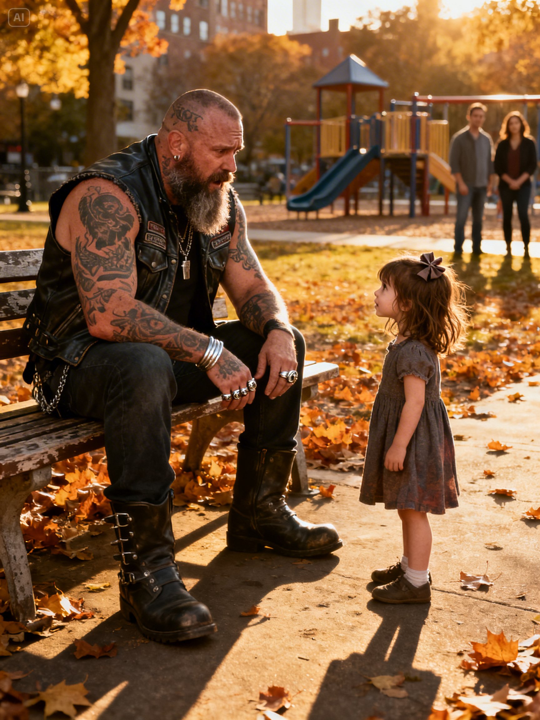 I WAS THE HELL’S ANGEL EVERYONE FEARED – THEN ONE LITTLE GIRL’S QUESTION BROKE ME WIDE OPEN!