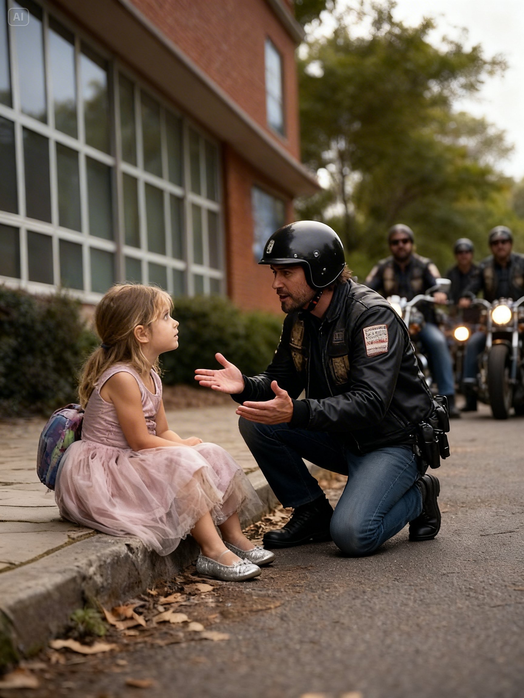 NOBODY WANTED TO BE HER PARTNER – THEN 120 HELLS ANGELS WALKED HER THROUGH THE DOOR