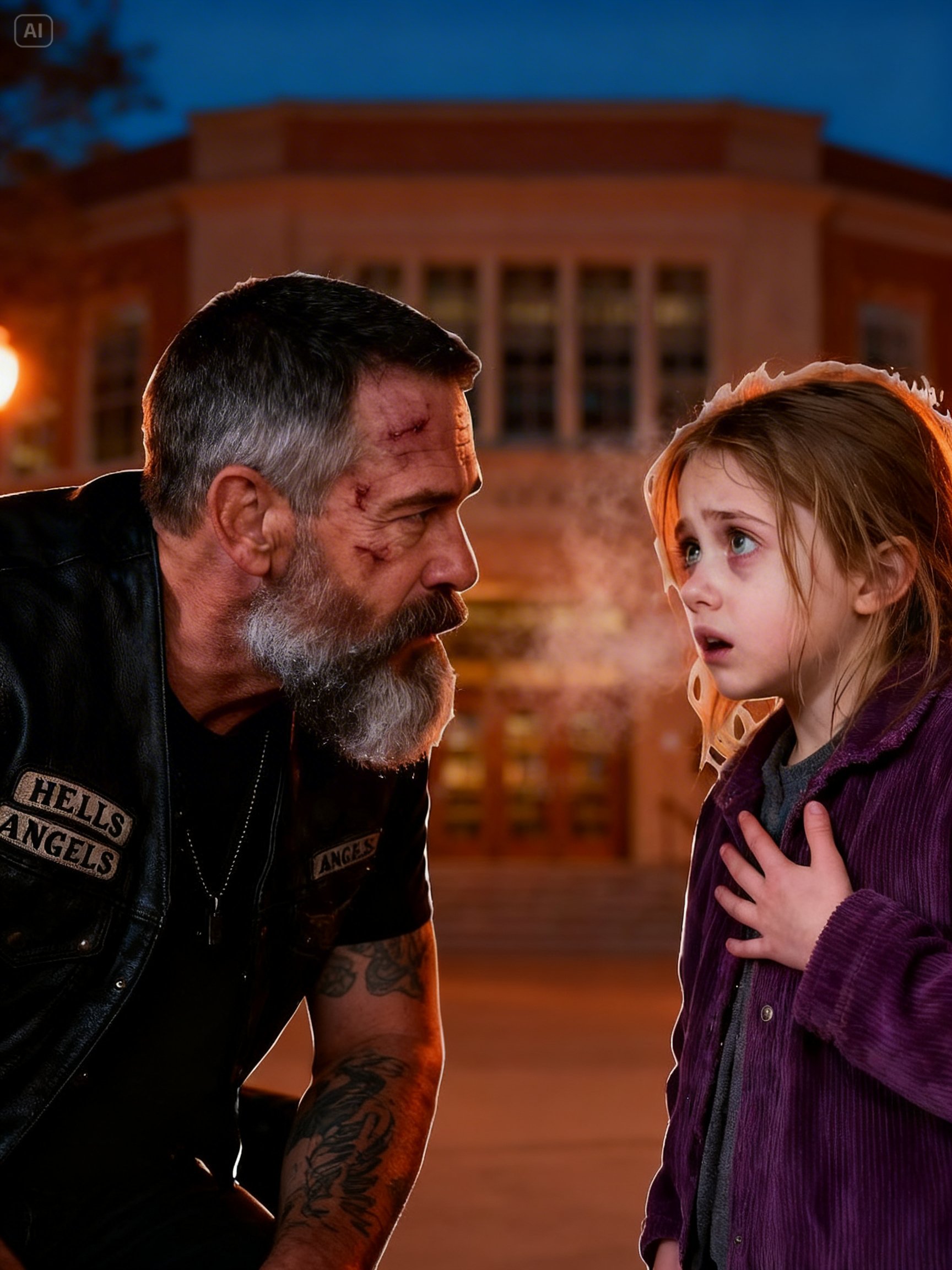 SHE SIGNED “HELP ME” TO ME OUTSIDE A LIBRARY – 177 OF US MADE SURE HER FOSTER DAD NEVER TOUCHED HER AGAIN