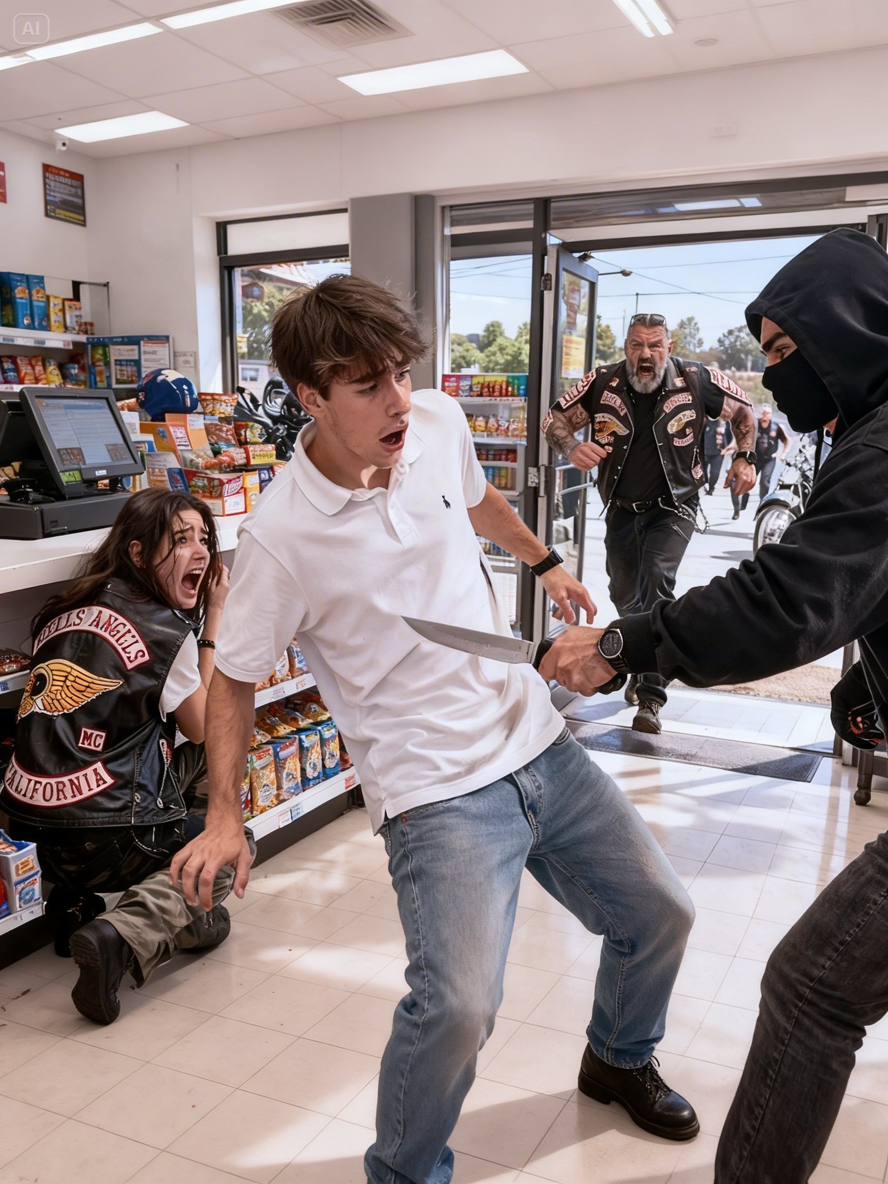 I BLED PROTECTING A BIKER BOSS’S DAUGHTER – BEFORE SUNRISE 200 OUTLAW ANGELS CAME FOR BLOOD