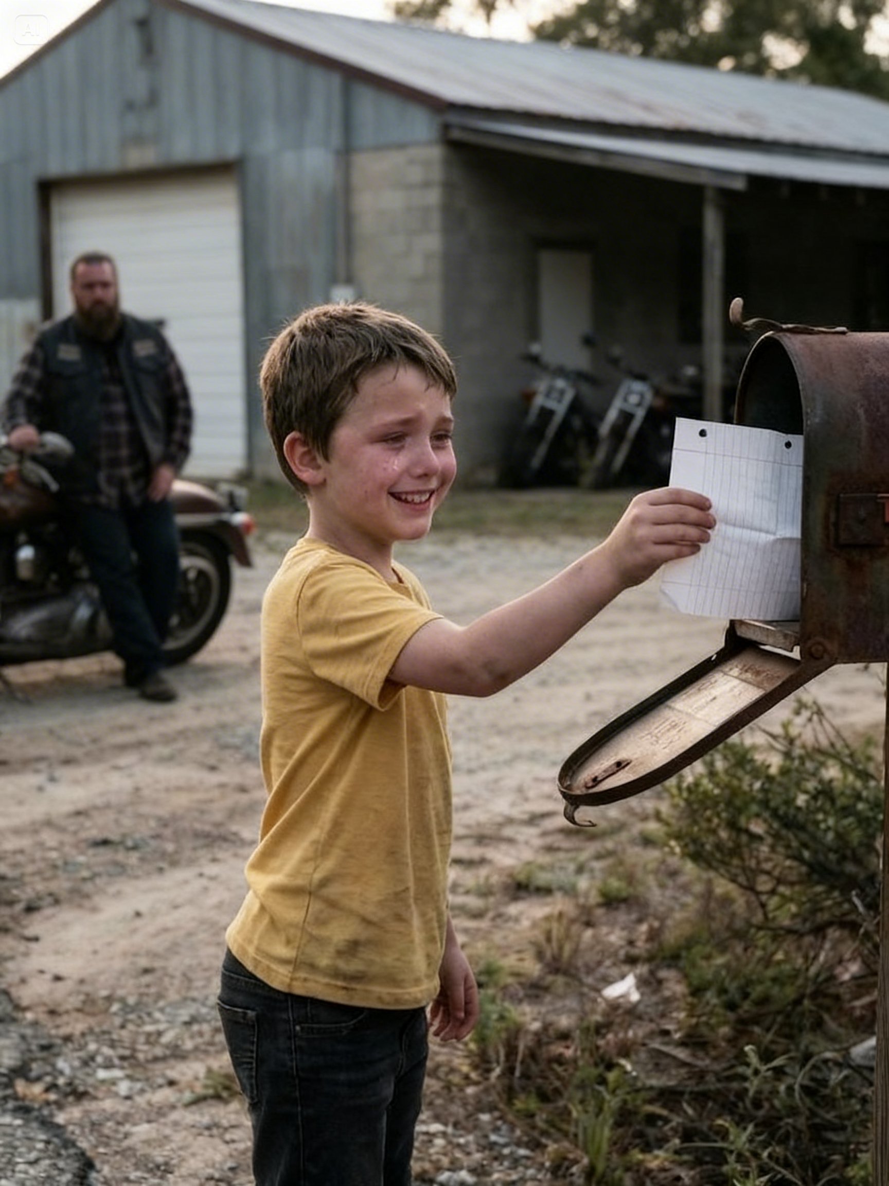 I LEFT THE SAME NOTE IN A BIKER’S MAILBOX FOR 3 DAYS – ON DAY 4 HE SAVED MY MOM