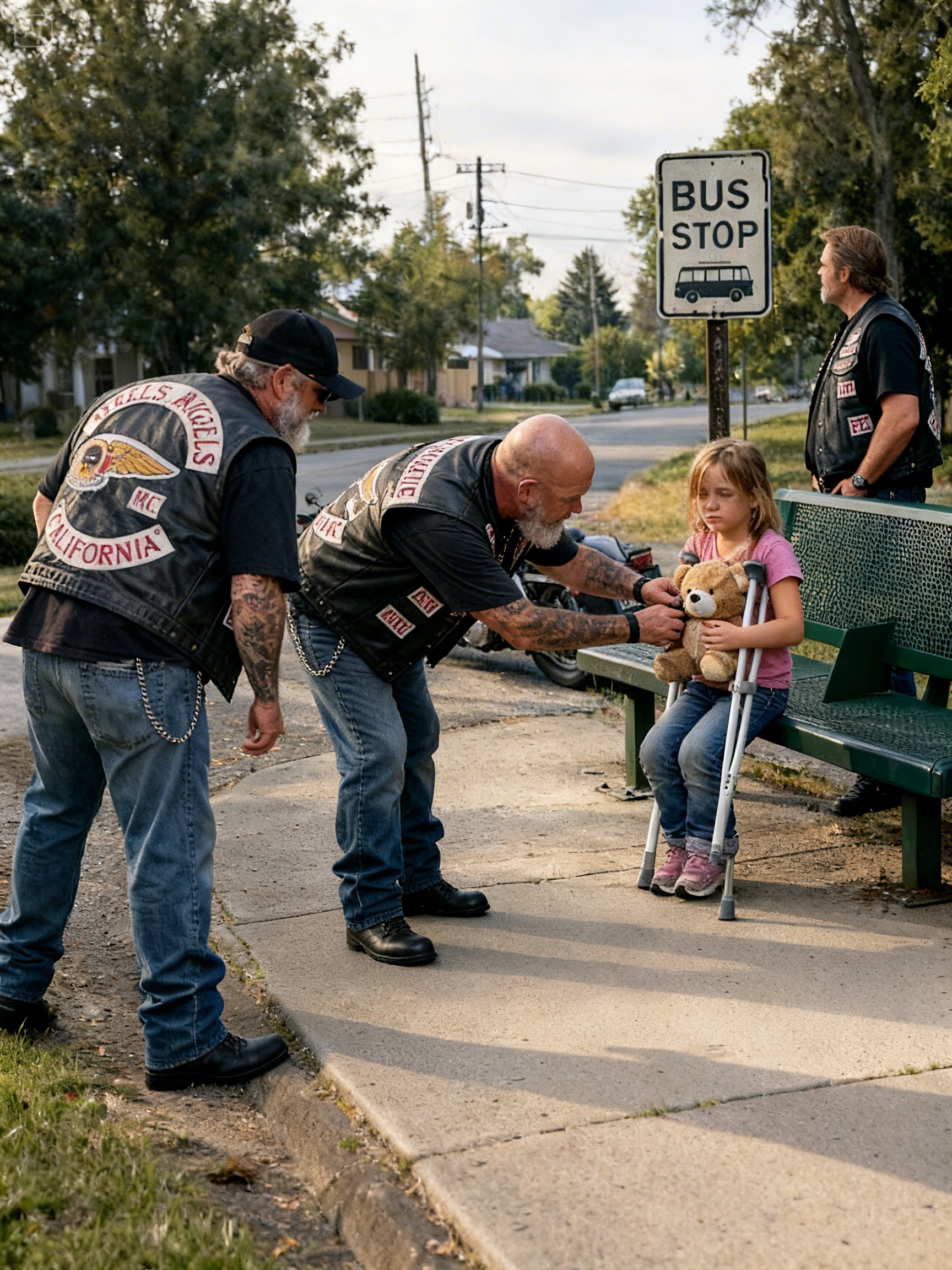 MY STEPMOM LEFT ME AT A DESERT DINER FOR BEING DISABLED – MINUTES LATER, 99 HELLS ANGELS ARRIVED