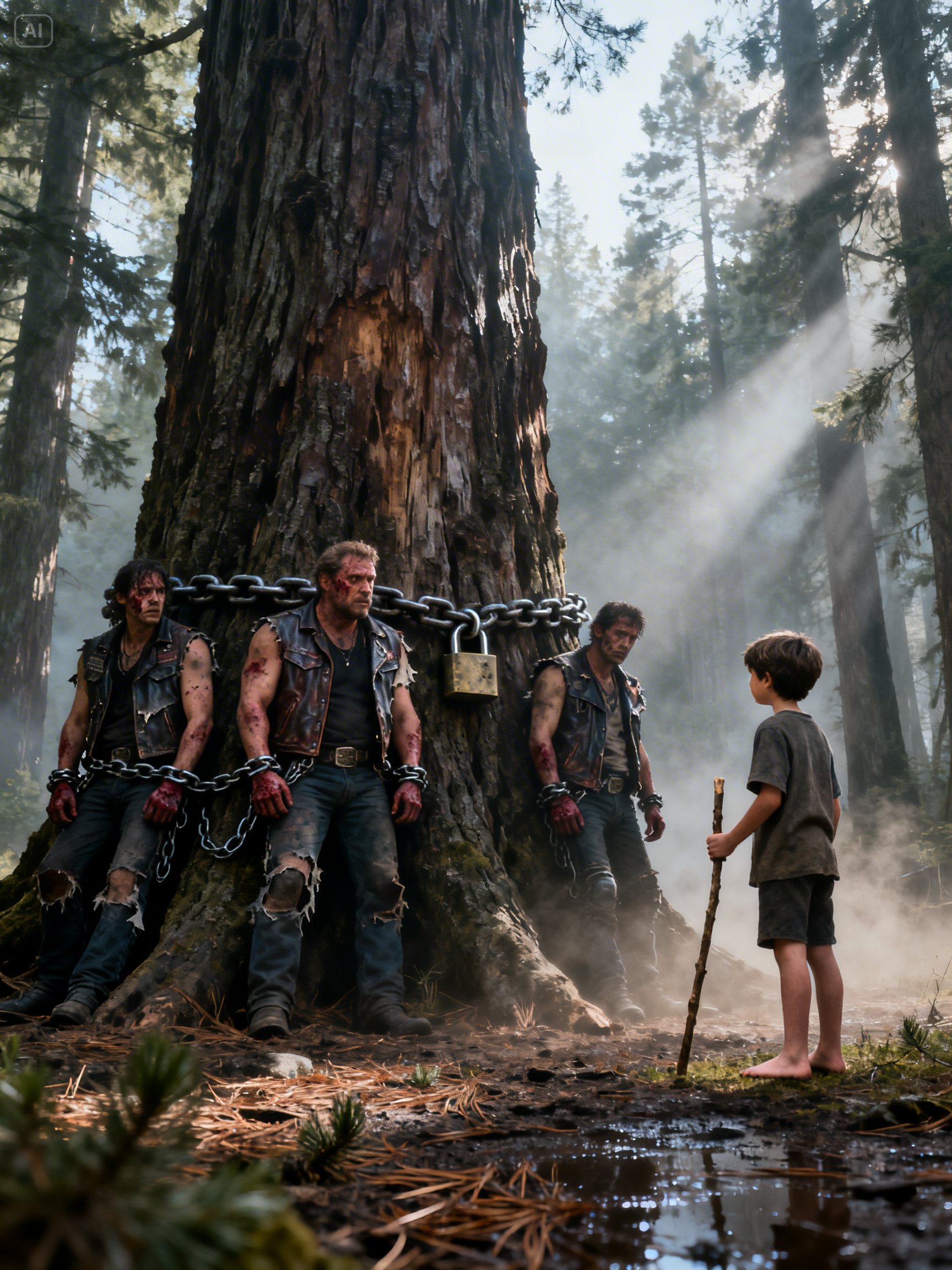 I WAS JUST A BAREFOOT BOY UNTIL I SAW FOUR HELL’S ANGELS CHAINED TO A TREE – THEN 2,000 RIDERS TOOK OVER OUR TOWN