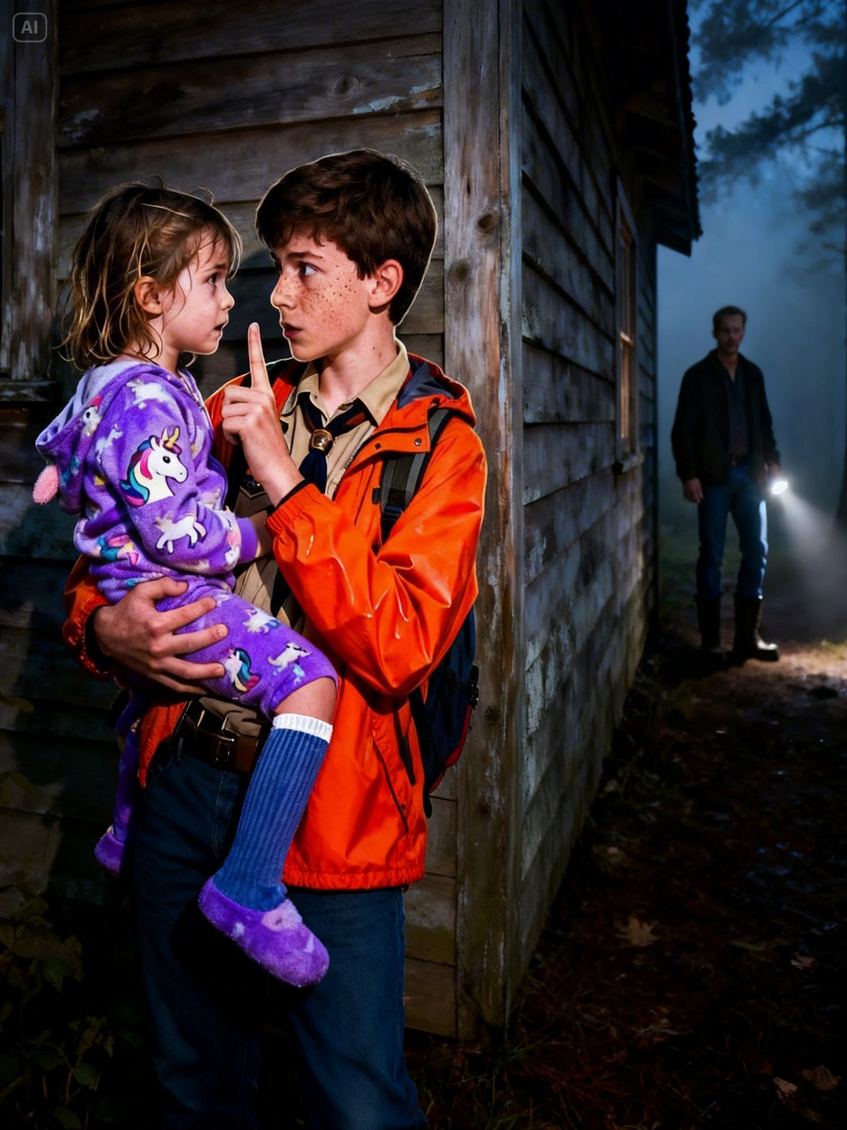 HE WAS 12 WHEN HE SAW A MAN CARRYING A LITTLE GIRL INTO THE WOODS – THEN 127 HELLS ANGELS SHOWED UP