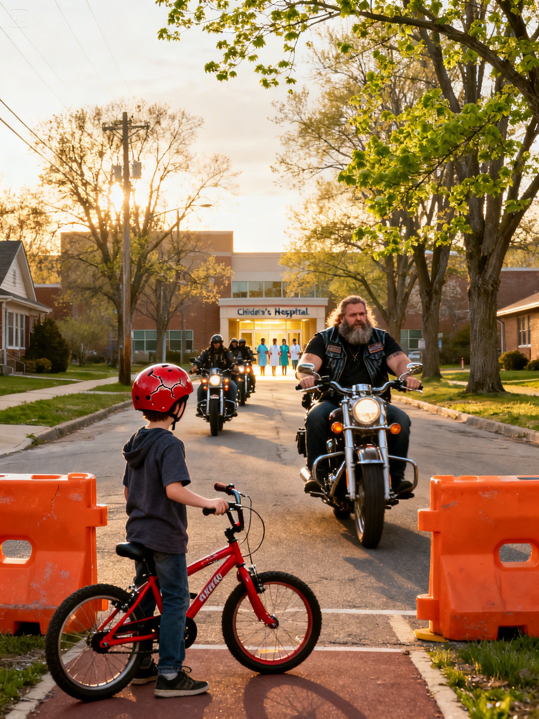HE BLOCKED THE BIKES – THEN A 7-YEAR-OLD BOY EXPOSED THE TRUTH AND HUMILIATED THE WHOLE TOWN
