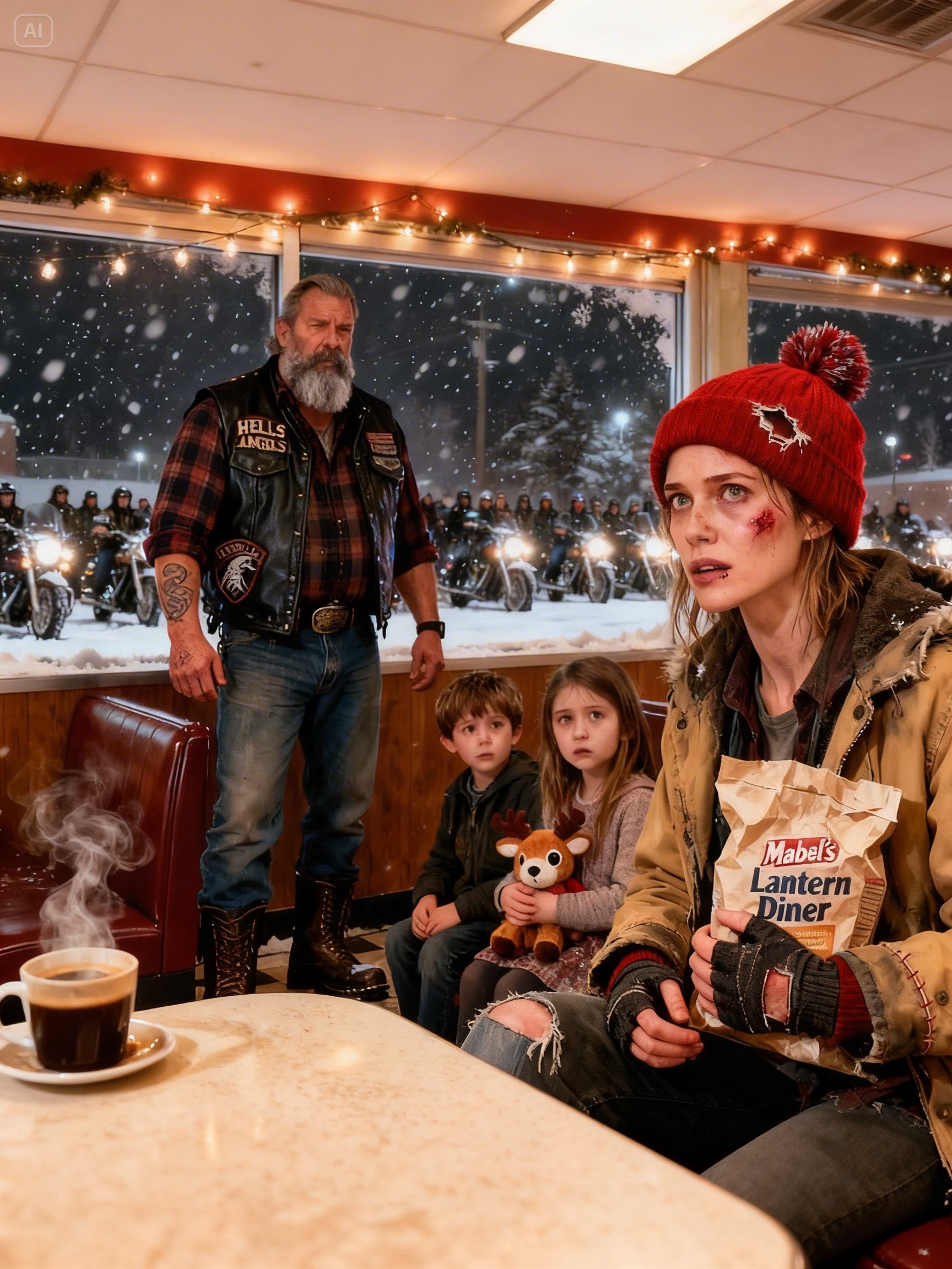 I STOOD UP WHEN A MOM BEGGED FOR HOT WATER – HOURS LATER 200 HELLS ANGELS EXPOSED THE DEVIL EVERYONE TRUSTED