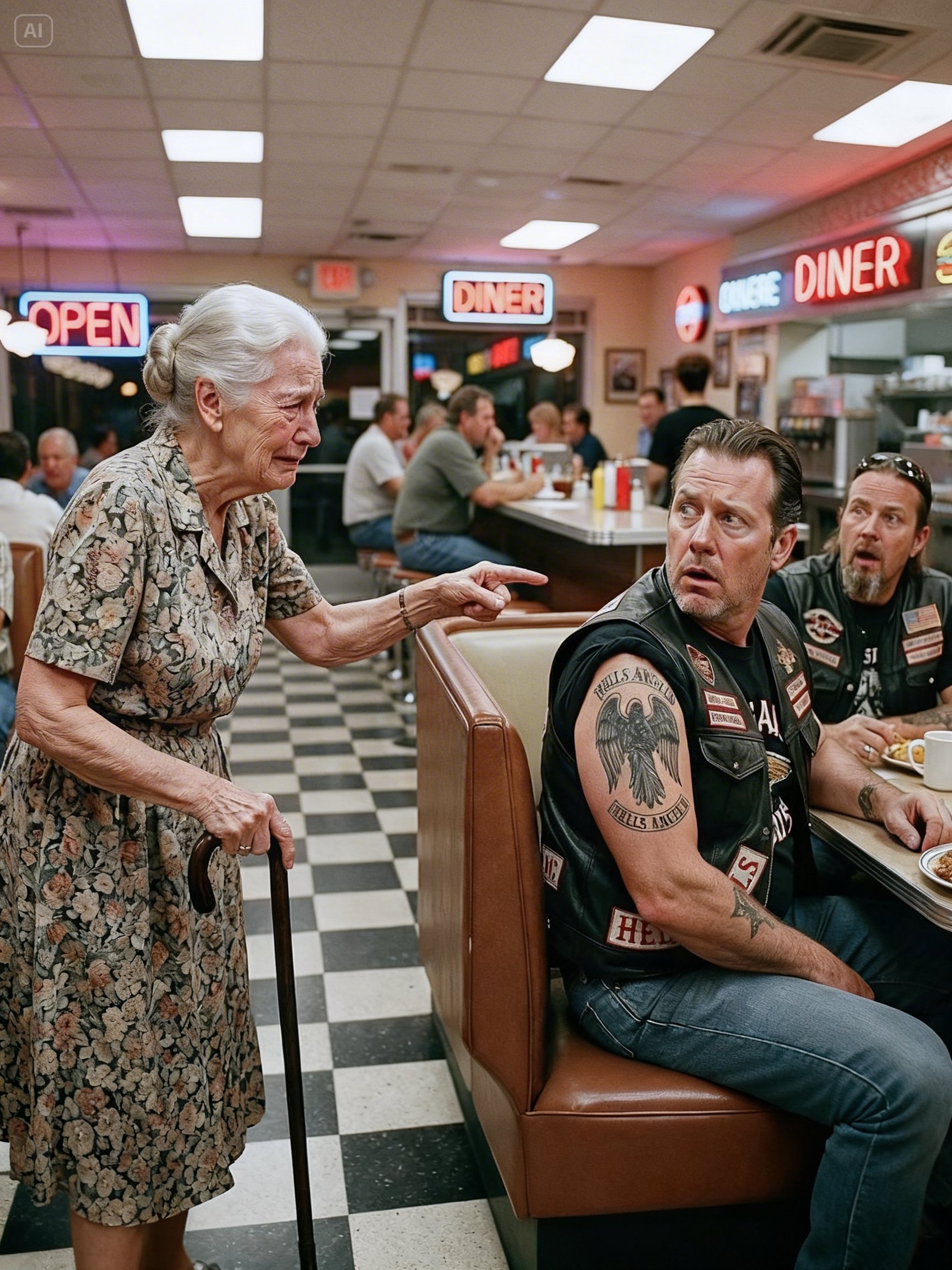 I SAW MY DEAD SON’S EXACT TATTOO ON A BIKER’S ARM – AND THE WHOLE TABLE FROZE