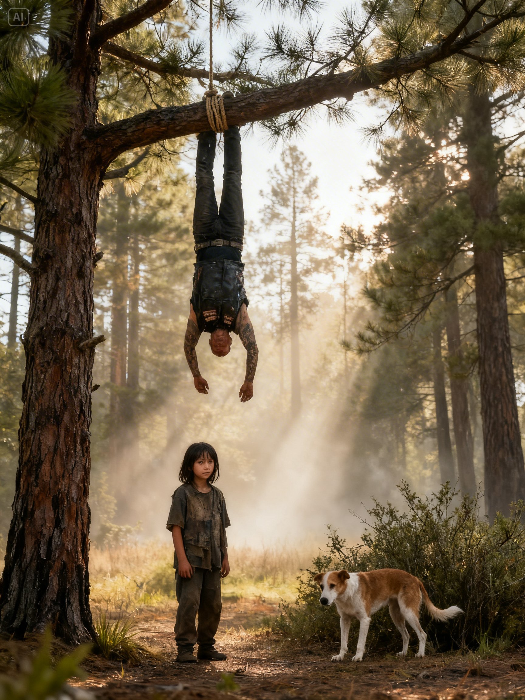 A LITTLE GIRL FOUND A HELLS ANGELS BIKER HANGING UPSIDE DOWN – THE MEN WHO RETURNED NEVER SAW HER COMING